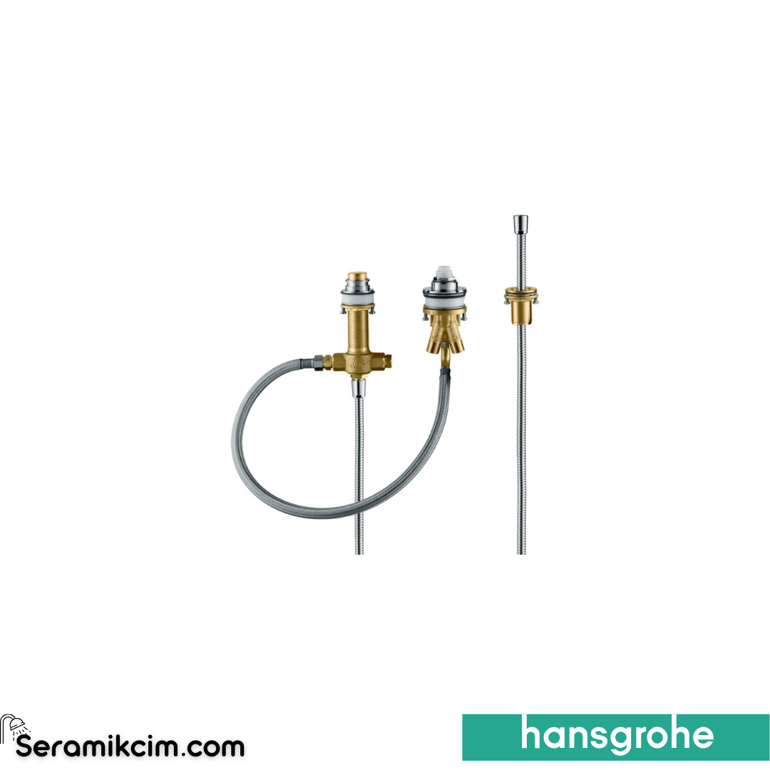 Hansgrohe 3 Delikli Küvet Bataryası İçin İç Set 13439180