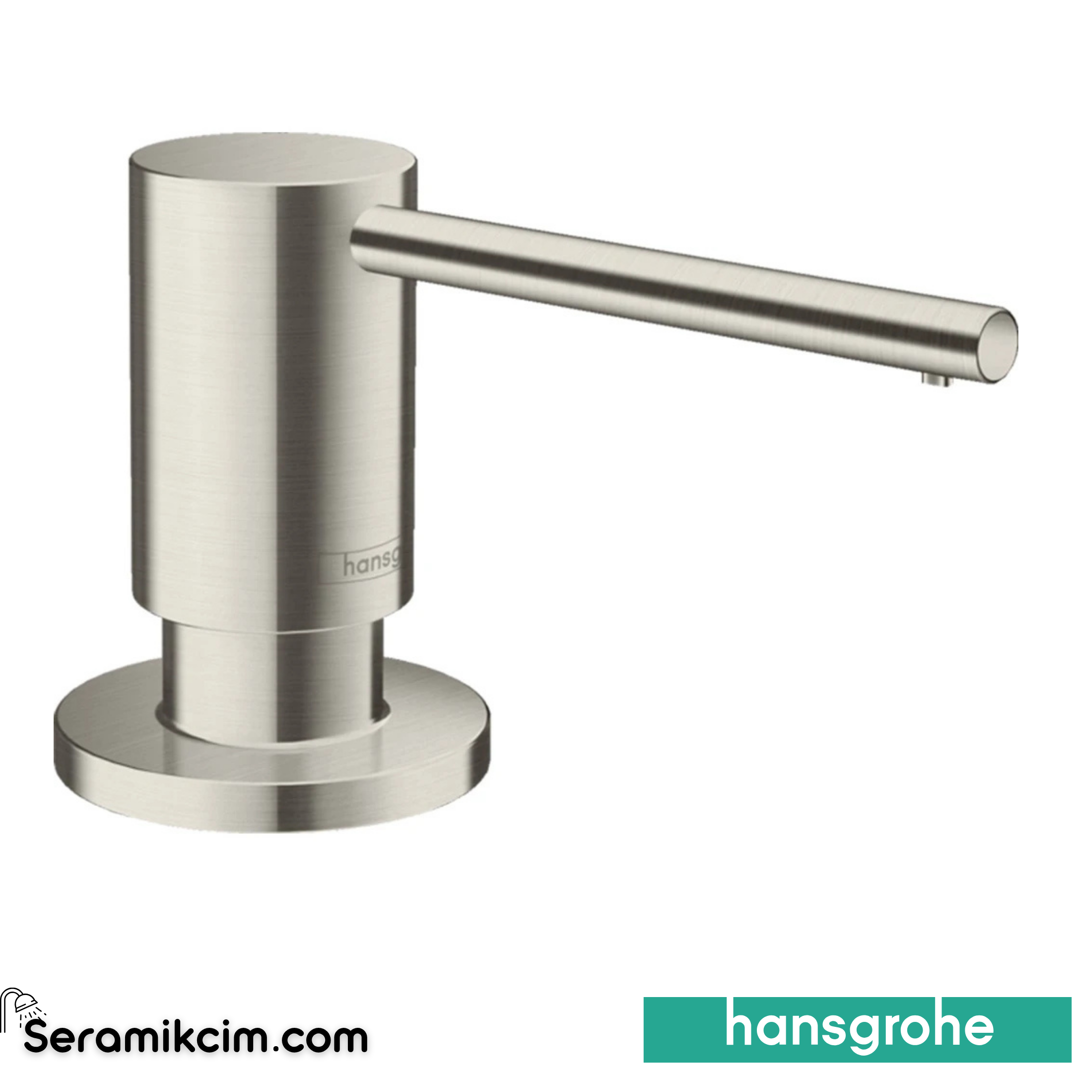 Hansgrohe A41 Eviye Sıvı Sabunluk Paslanmaz Çelik 40438800