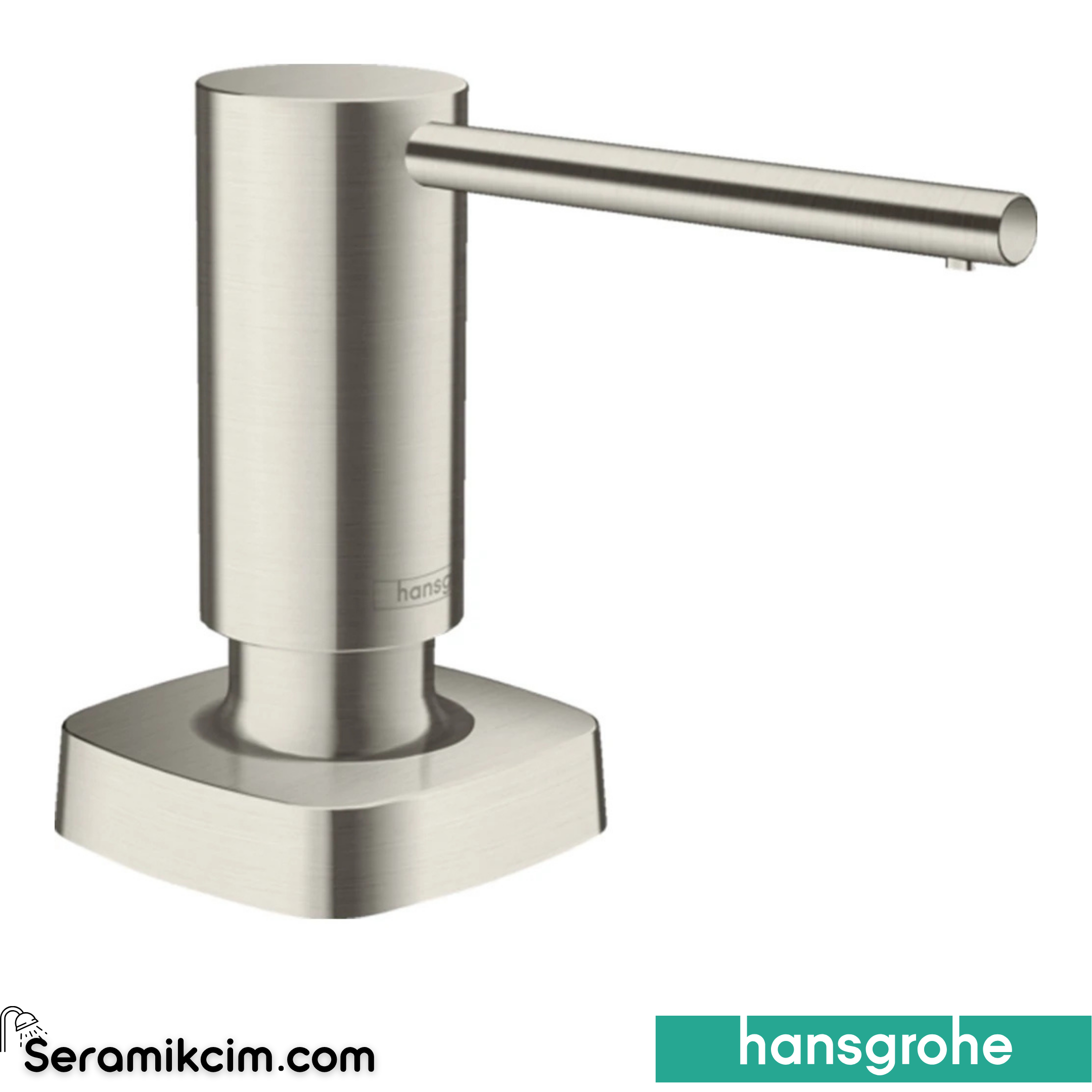 Hansgrohe A71 Eviye Sıvı Sabunluk Paslanmaz Çelik 40468800
