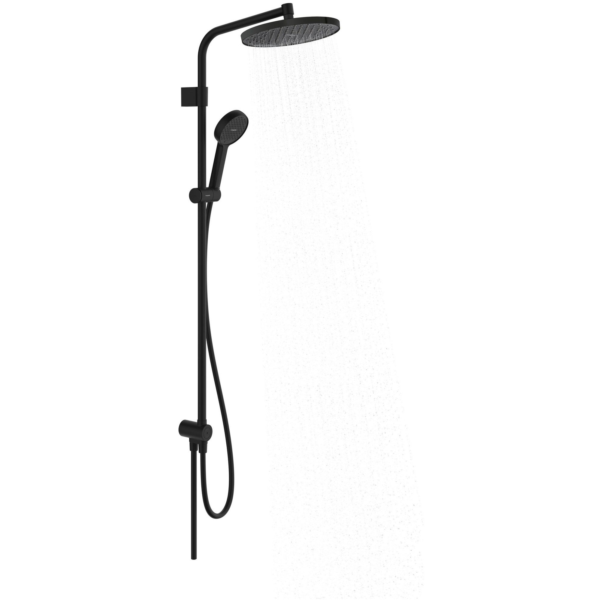 Hansgrohe Activera S Duş Kolonu 1 Fonksiyonlu Ecosmart Reno Mat Siyah 28074670