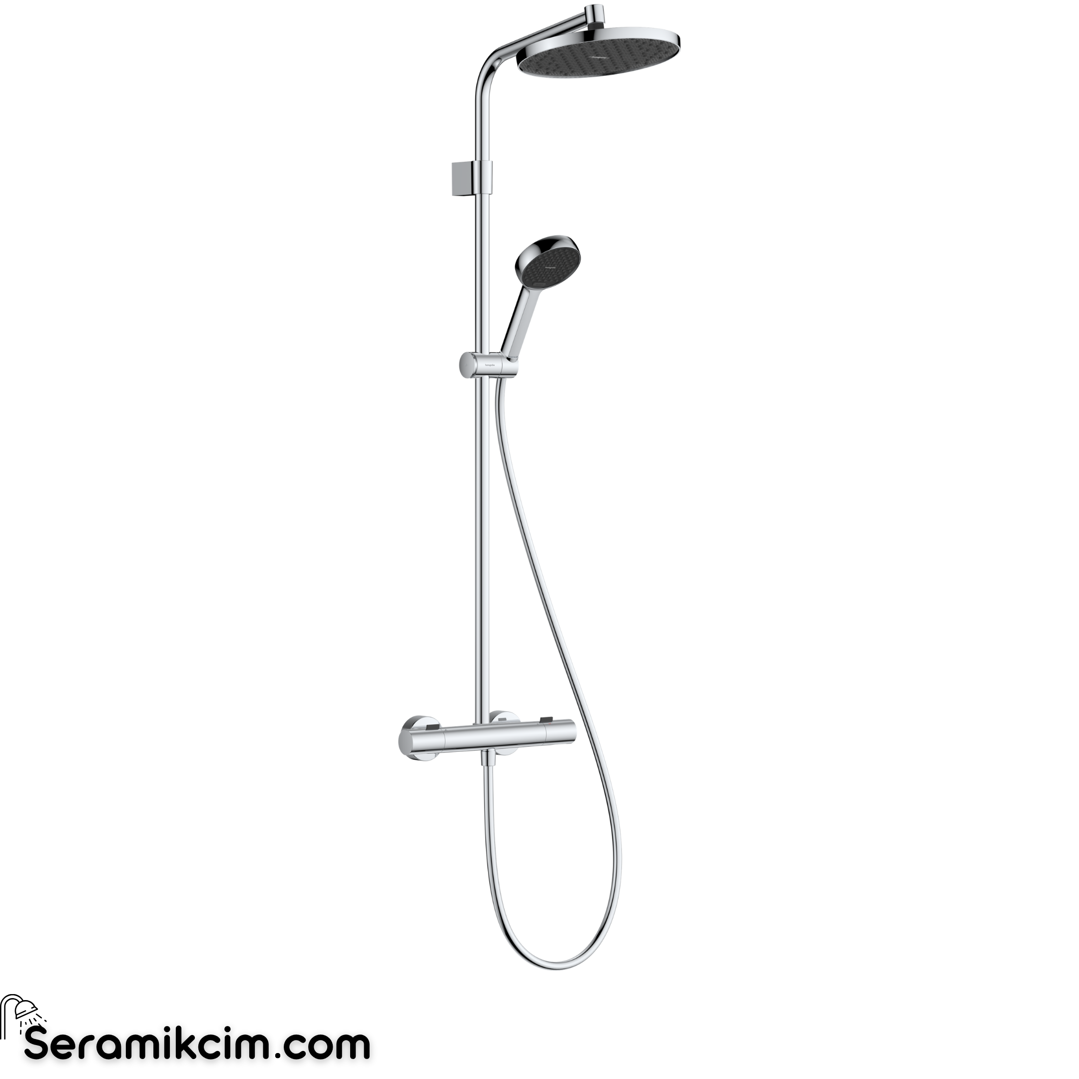 Hansgrohe Activera S Termostatik Duş Kolonu EcoSmart 28078000