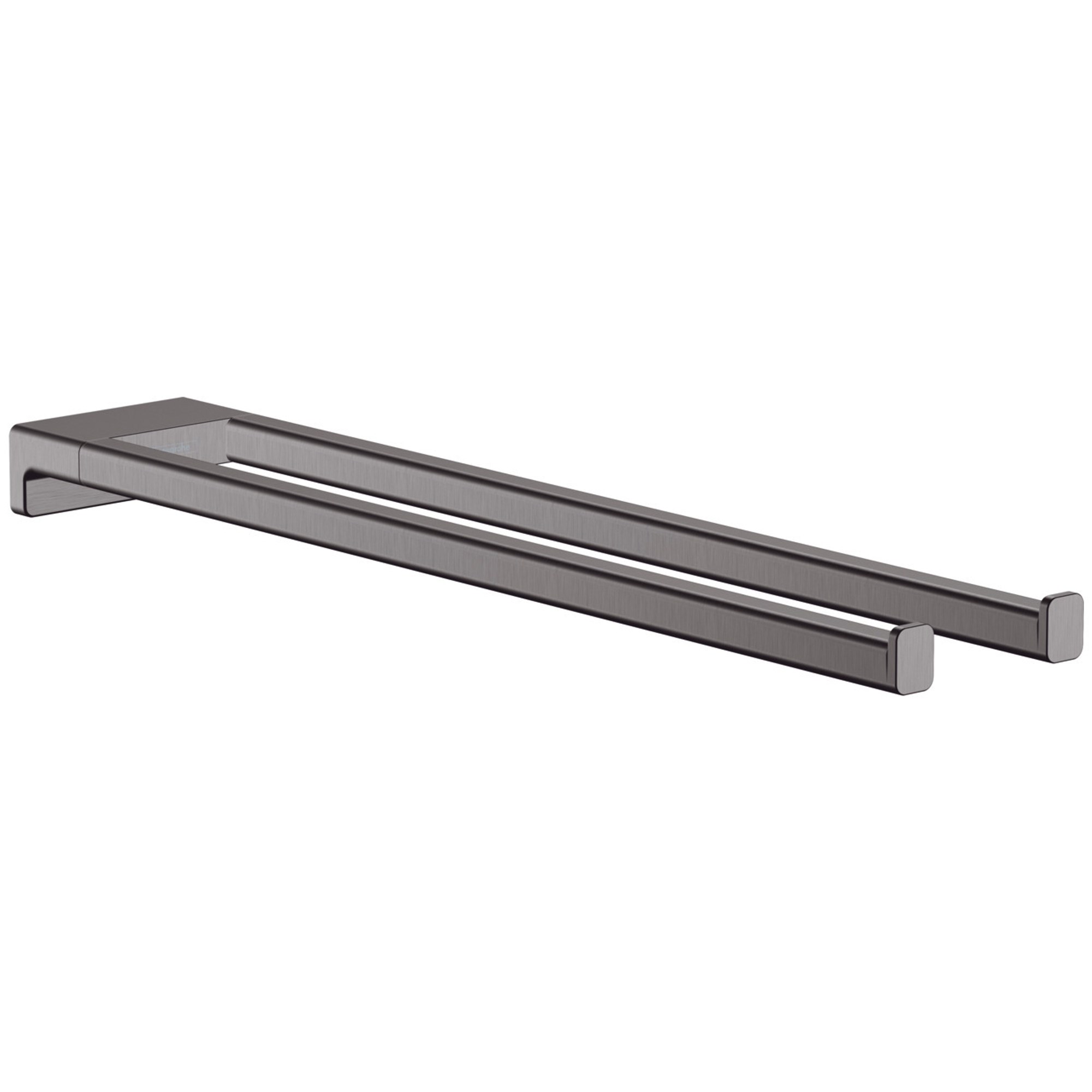 Hansgrohe AddStoris Q Çift Kollu Havluluk Mat Siyah-Krom 41770340