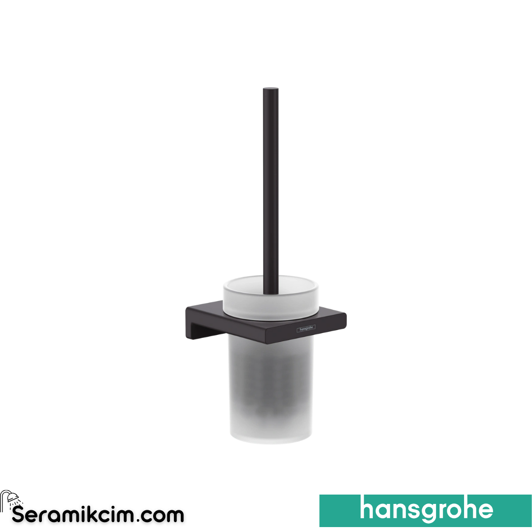 Hansgrohe Addstoris Tuvalet Fırçalığı Duvara Monte Mat Siyah 41752670