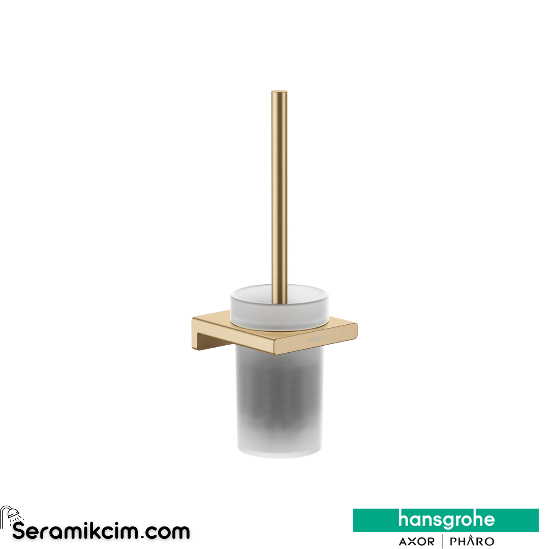 Hansgrohe Addstoris Tuvalet Fırçalığı Duvara Monte Mat Bronz 41752140