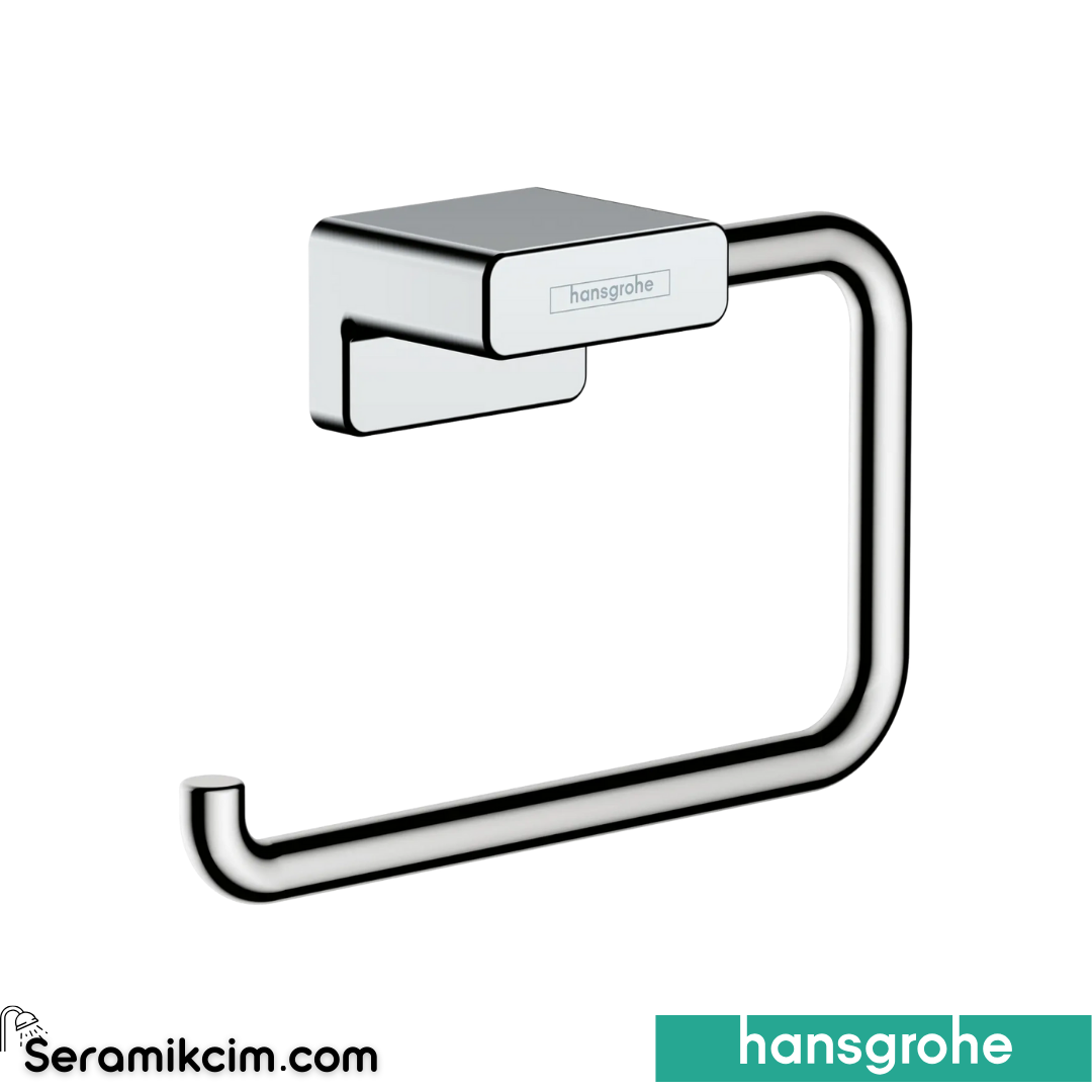 Hansgrohe Addstoris Tuvalet Kağıtlığı Kapaksız Krom 41771000
