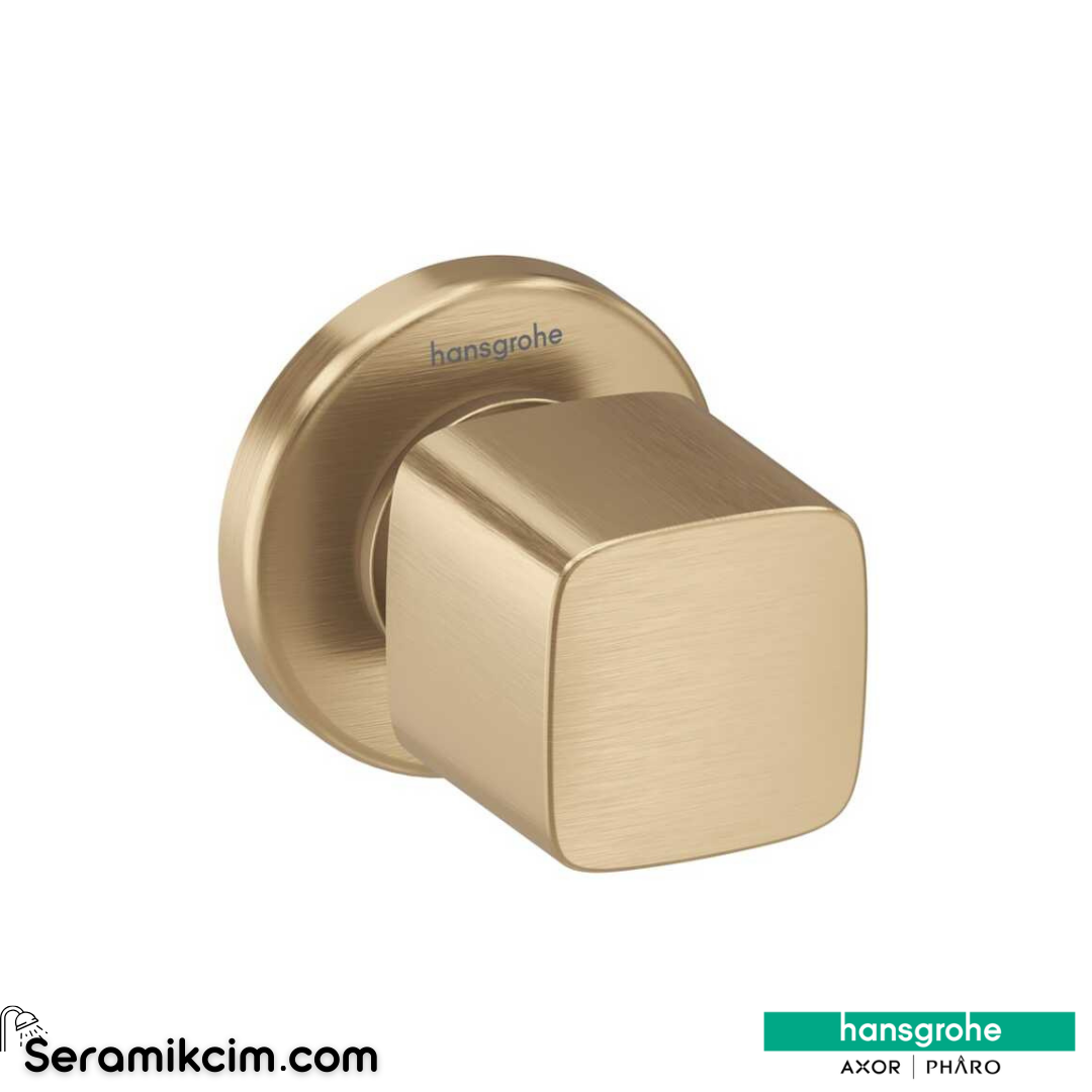 Hansgrohe Ankastre Stop Valf Sıva Üstü Mat Bronz 31677140