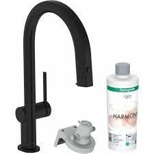 Hansgrohe Aqittura M91 Filtre Sistemi 210, Çekil Eviye Bataryası Gaga, 1Jet, Satin Beyazox, 76800670 - 76800670