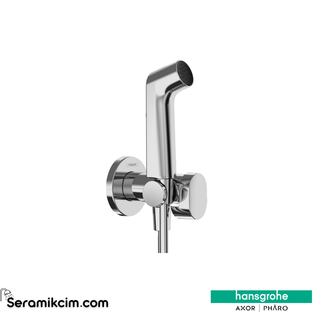 Hansgrohe Bidette Taharet Duşu 1Jet S Ecosmart+ Sıcak -Soğuk Krom 29232000