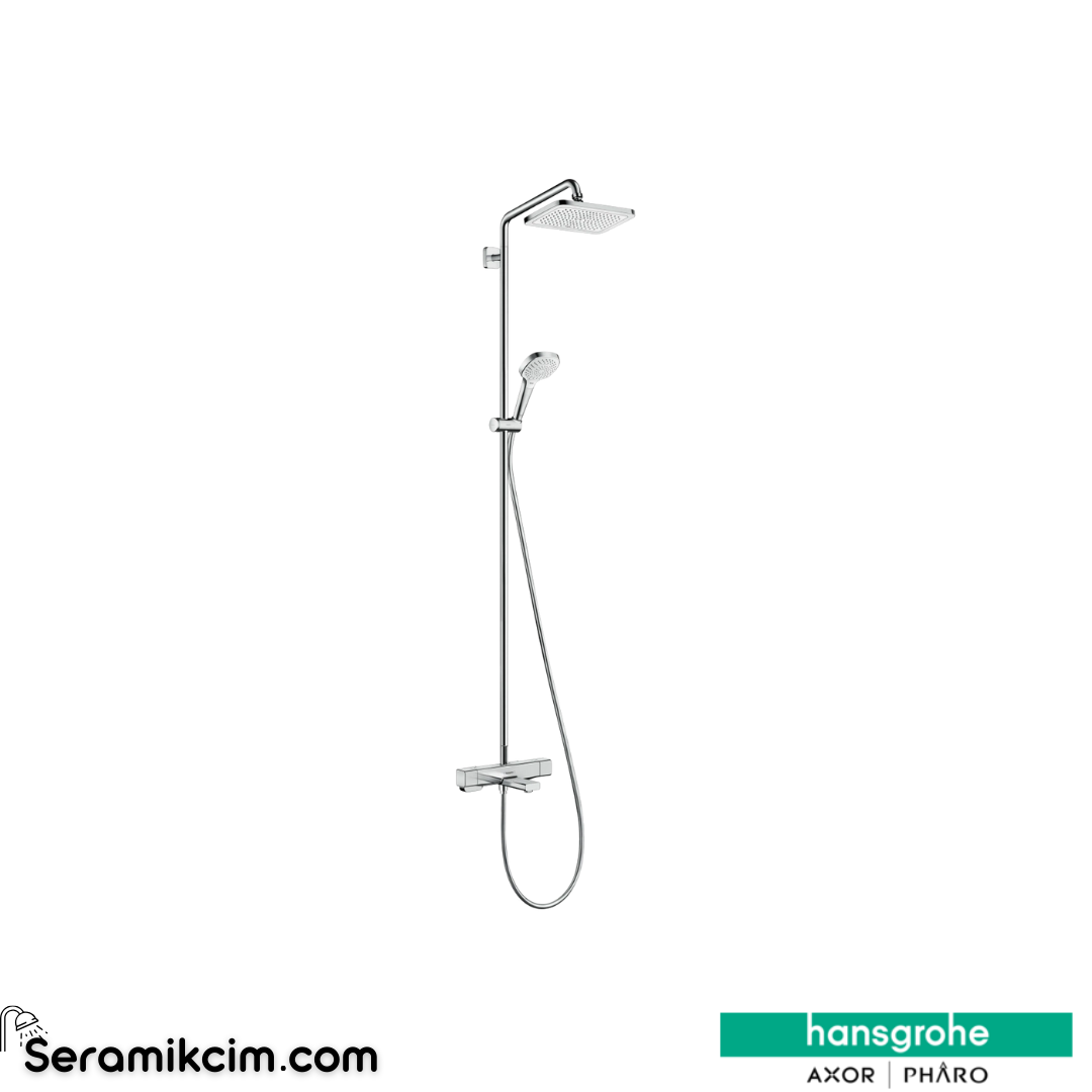 Hansgrohe Croma E Duş Kolonu Termostatik 280 1 Fonksiyonlu Krom 27687000
