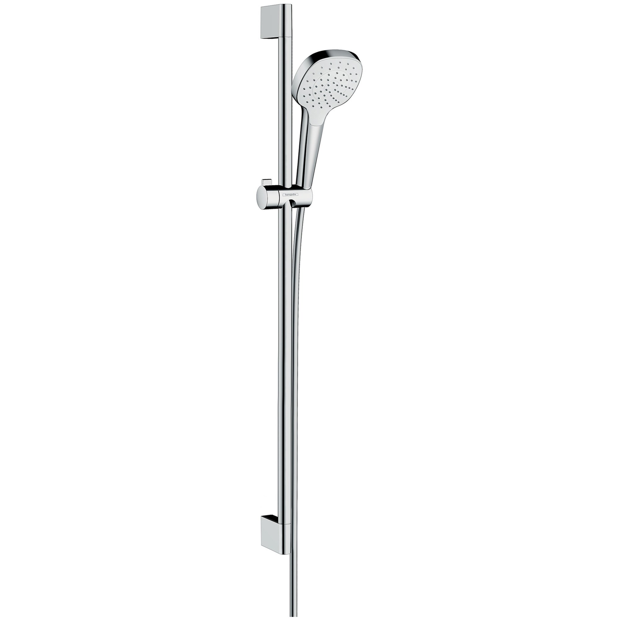 Hansgrohe Croma Select E Duş Seti 90 cm Sürgülü 11 cm El Duşlu 1 Fonksiyonlu Beyaz-Krom 26594400