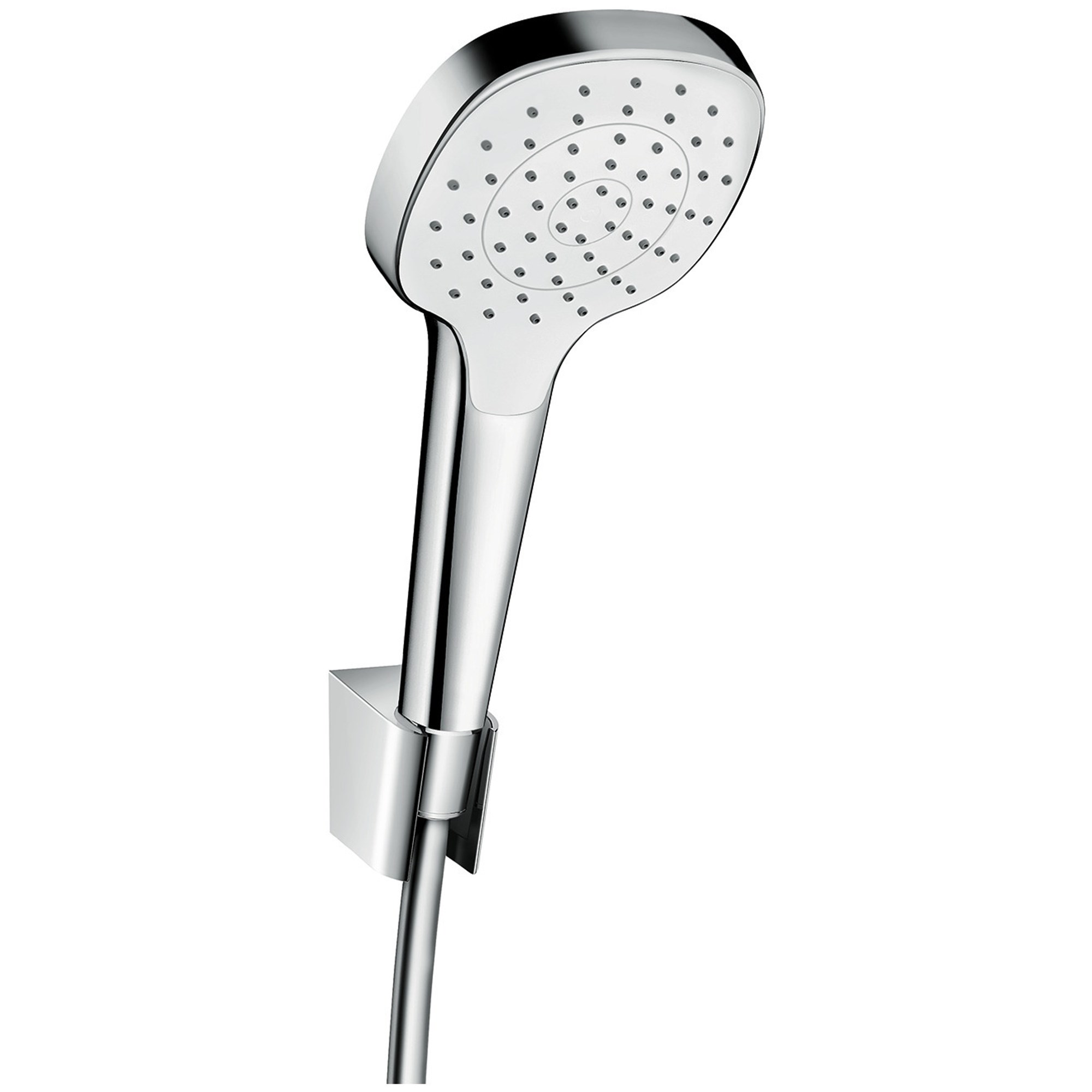Hansgrohe Croma Select E El Duşu ve Askı Seti 11 cm 1 Fonksiyonlu Beyaz-Krom 26412400