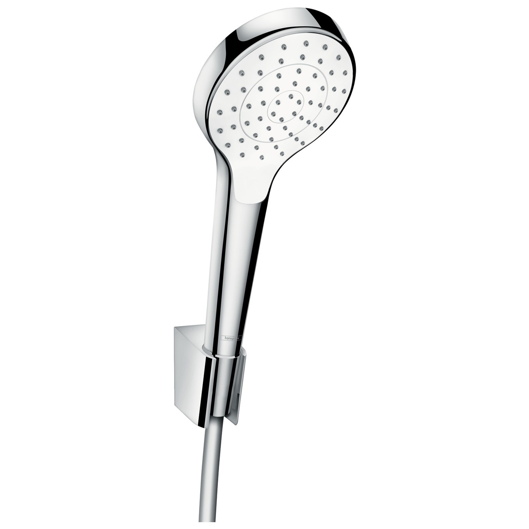 Hansgrohe Croma Select S El Duşu ve Askı Seti 125 cm Hortumlu 1 Fonksiyonlu Beyaz-Krom 26420400