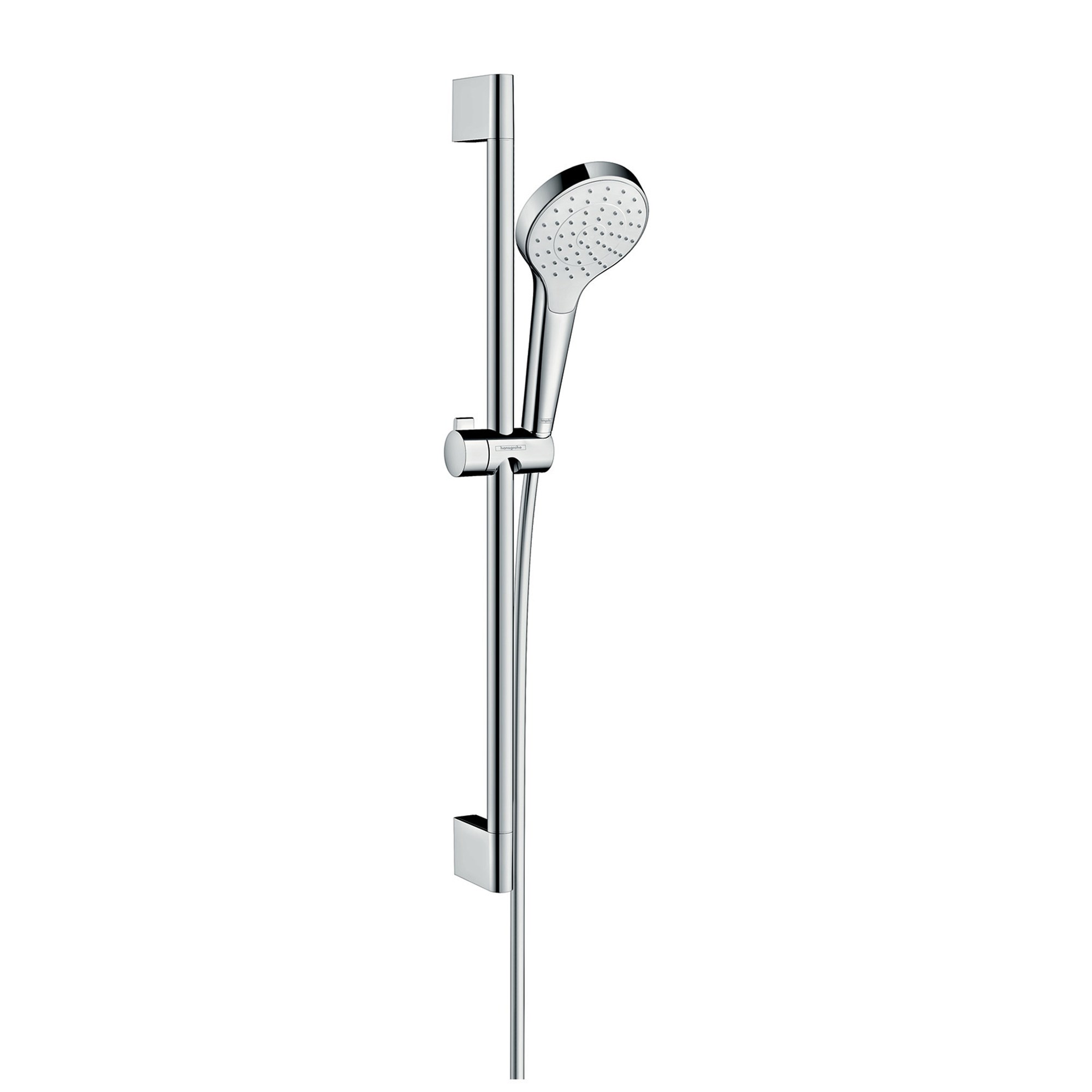 Hansgrohe Croma Select S Sürgülü Duş Seti 65 cm 1 Fonksiyonlu EcoSmart Beyaz-Krom 26565400