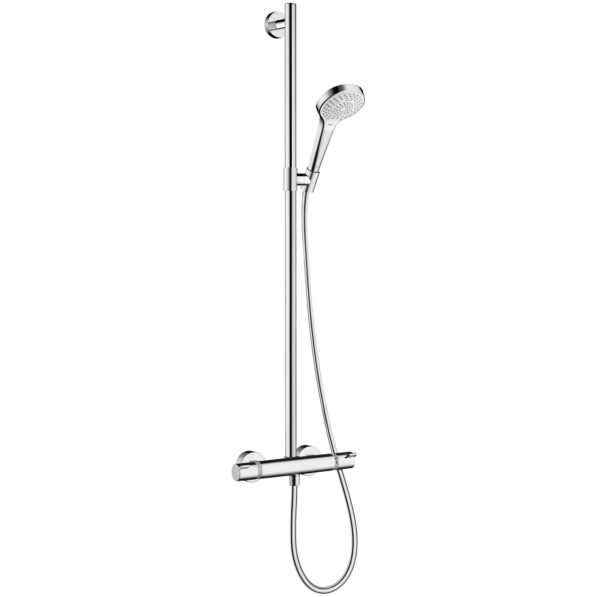 Hansgrohe Croma Select S Termostatik Duş Sistemi Beyaz-Krom 27247400