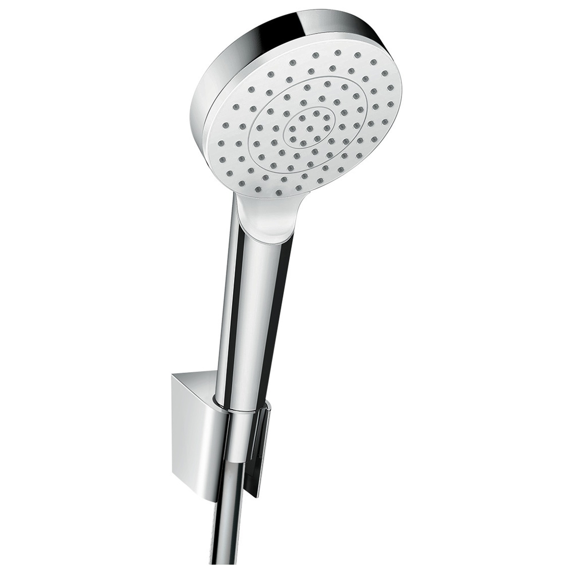 Hansgrohe Crometta El Duşu ve Askı Seti 160 cm Hortumlu 1 Fonksiyonlu Beyaz-Krom 26567400