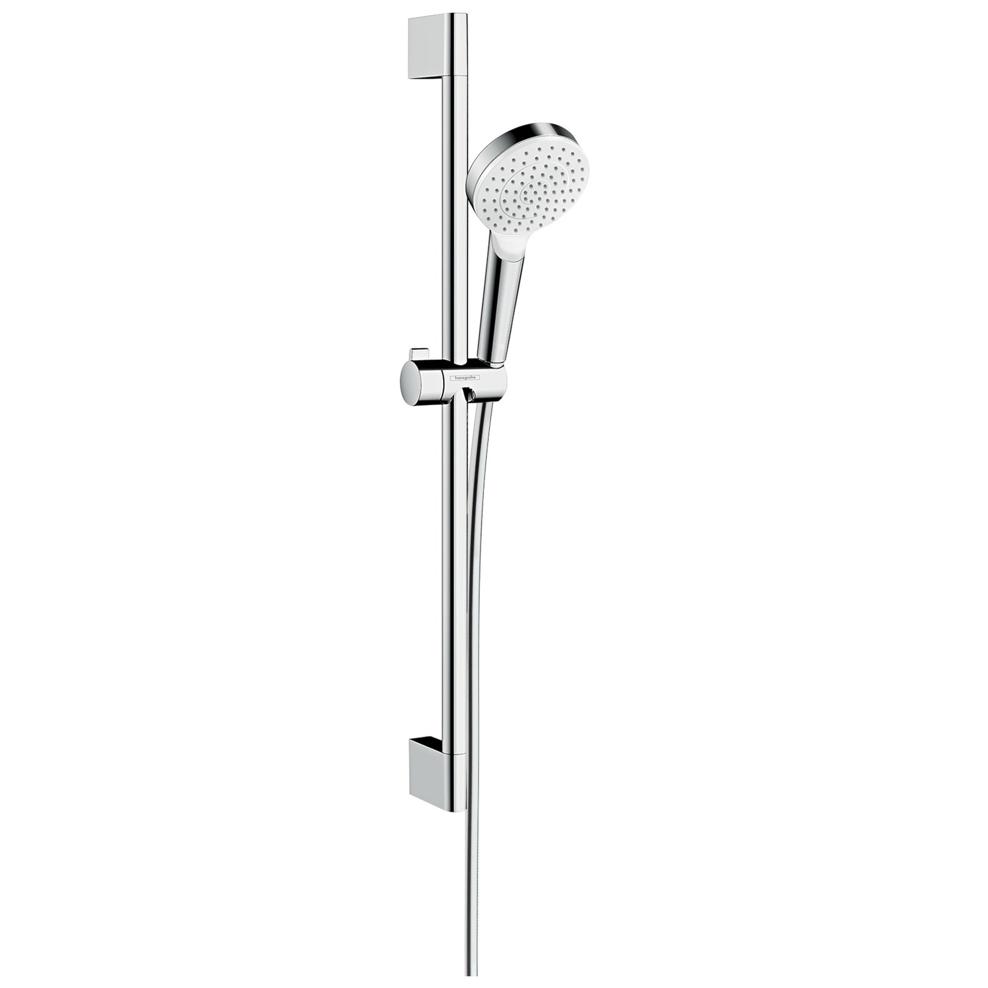 Hansgrohe Crometta Sürgülü Duş Seti 65 cm 1 Fonksiyonlu Beyaz-Krom 26533400