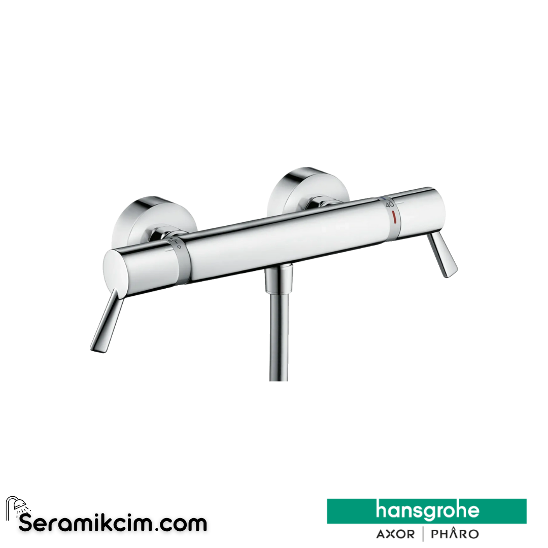 Hansgrohe Ecosmart 1000 Care Termostatik Duş Bataryası Aplike Krom 13117000