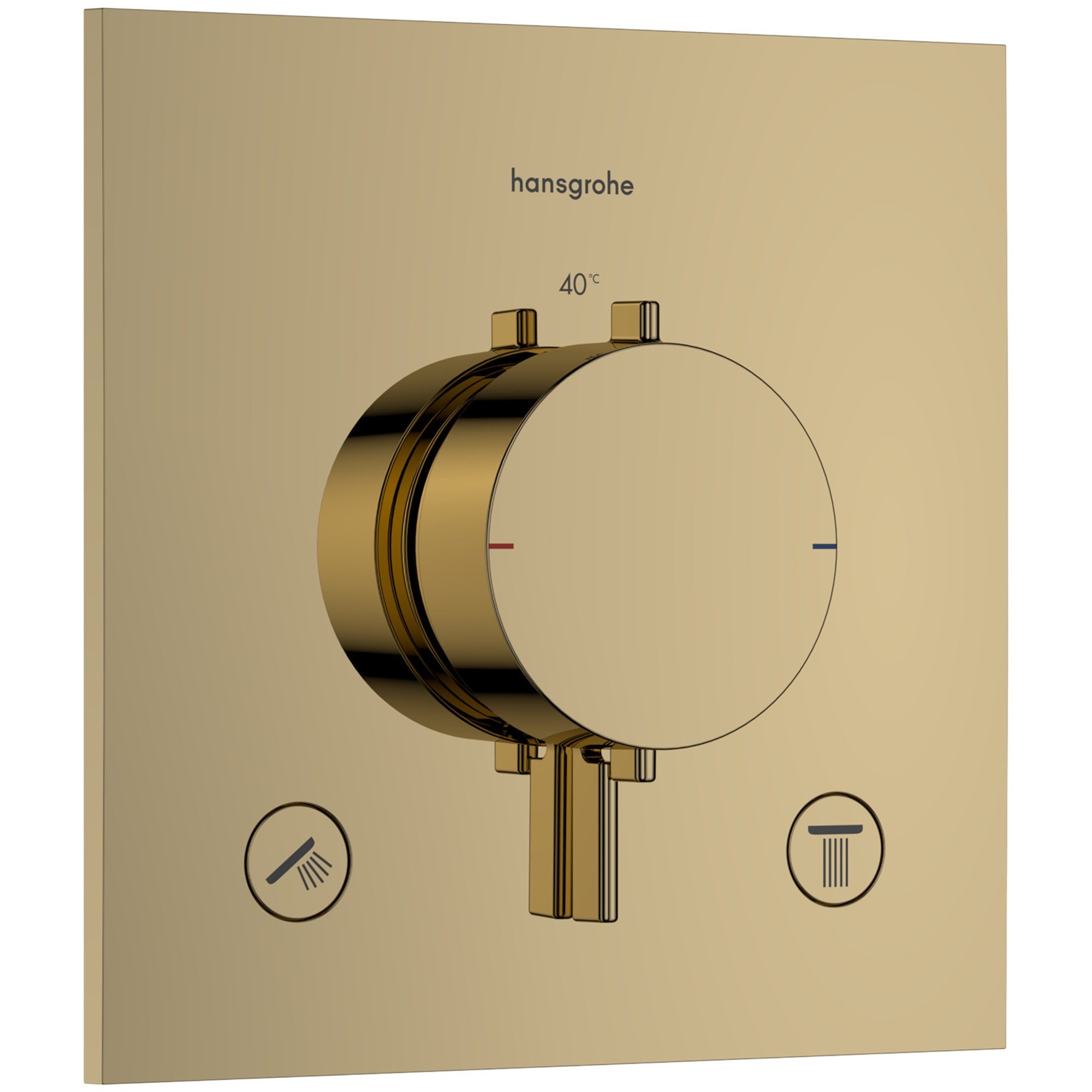 Hansgrohe Ecostat Comf.E Therm.Conc.2 Outl.Pgo