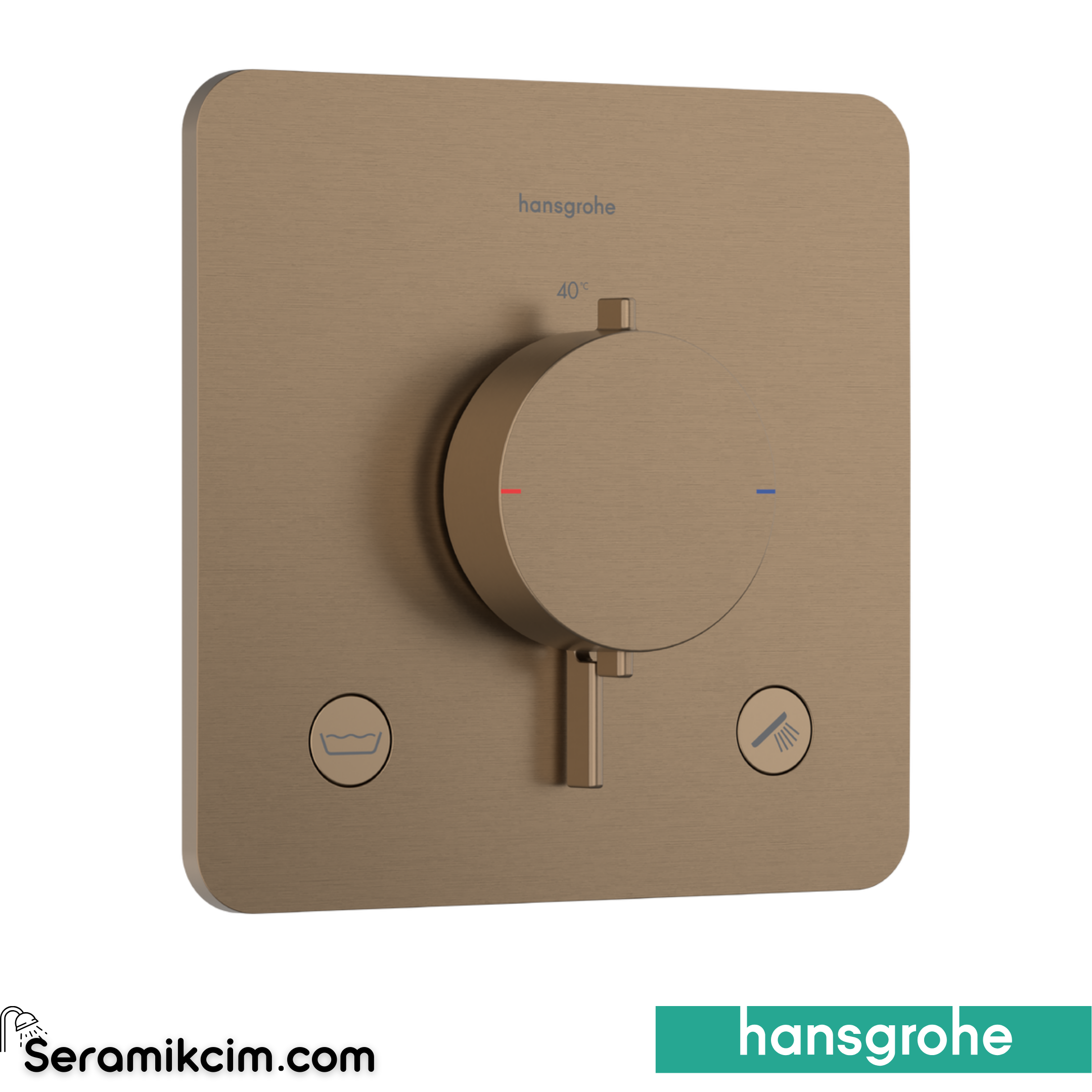 Hansgrohe Ecostat Comf.Q Therm.2Ou.Back Suc.Bbr