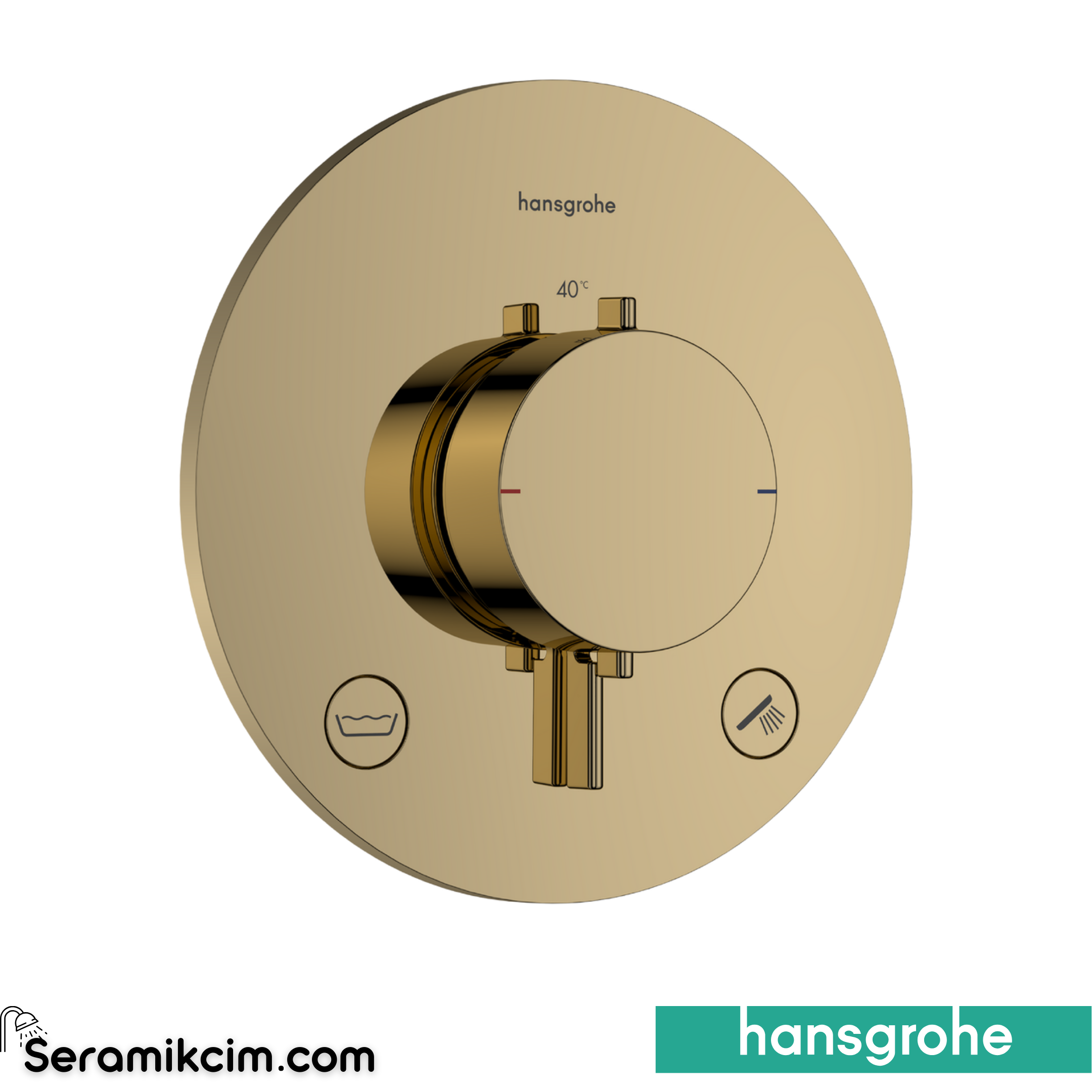 Hansgrohe Ecostat Comf.S Therm.2Ou.Back Suc.Pgo