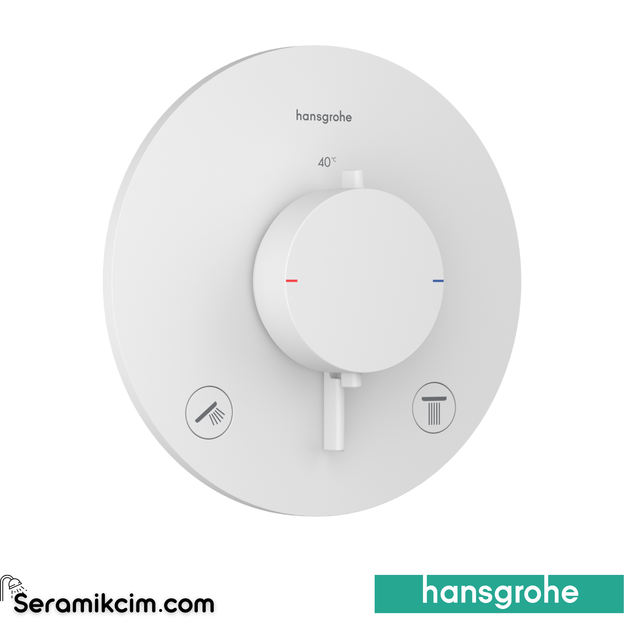 Hansgrohe Ecostat Comf.S Therm.Conc.2 Outl.Mw