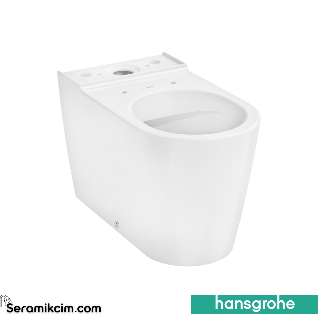Hansgrohe Elupura S Duvara Sıfır Takım Klozet AquaFall Flush Beyaz 60260450