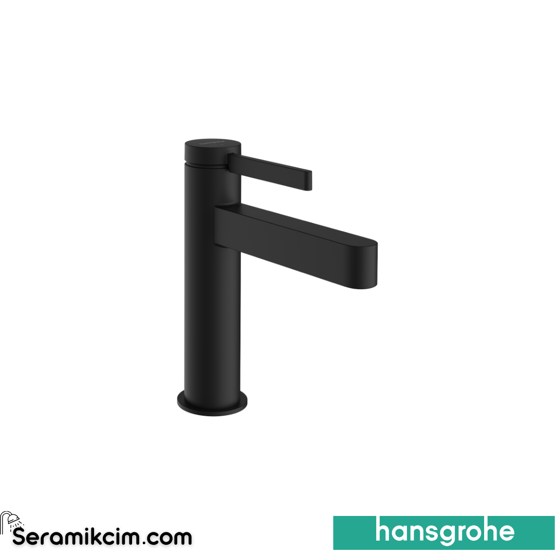 Hansgrohe Finoris Lavabo Bataryası Bas Aç Set Coolstart Mat Siyah 76025670