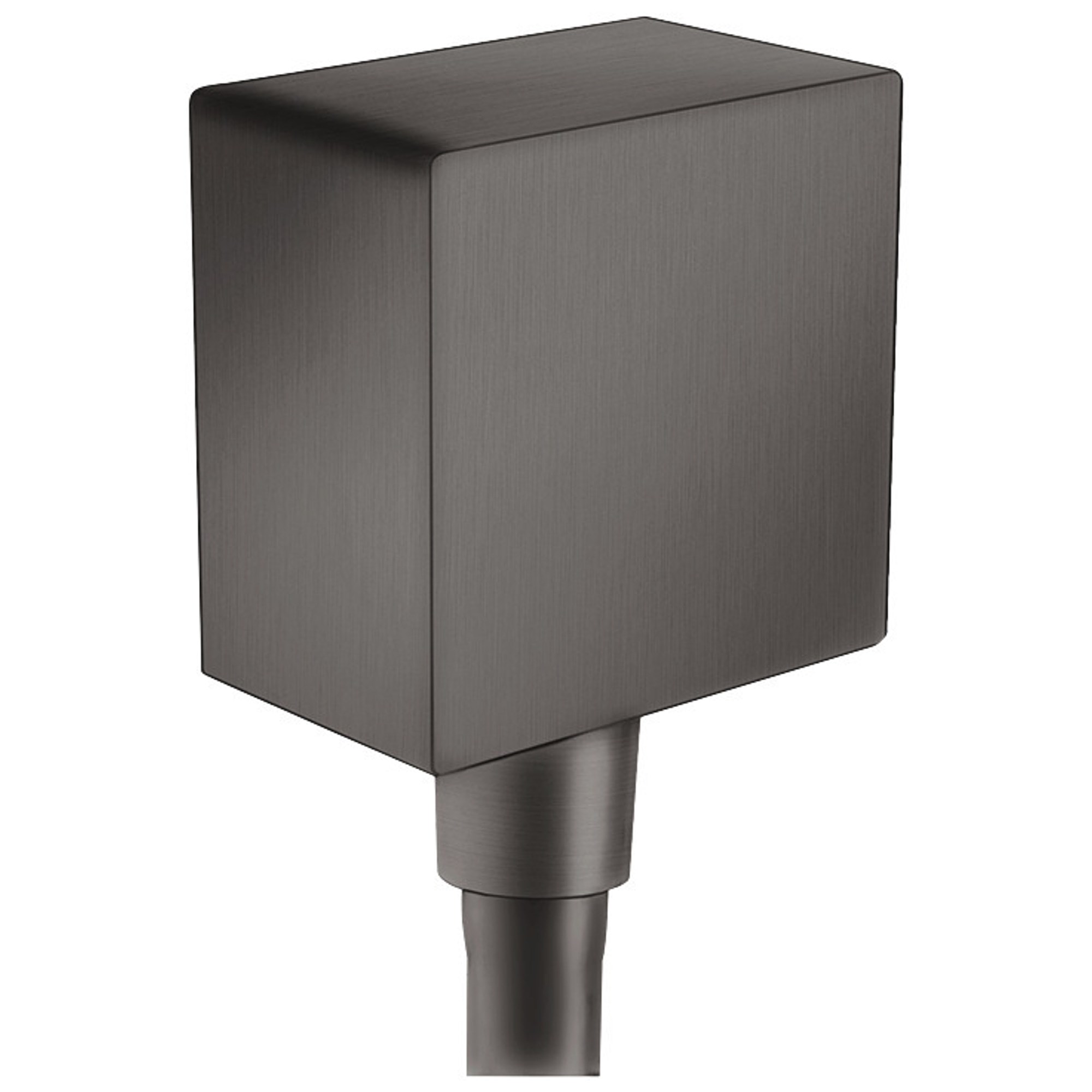 Hansgrohe FixFit Duvar Su Çıkışı Çek Valfli Mat Siyah-Krom 26455340