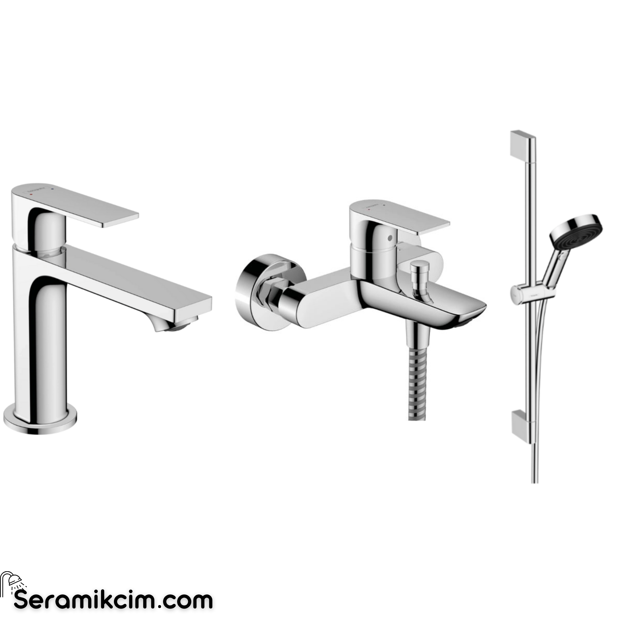 Hansgrohe Focus Banyo ve Lavabo Batarya Set
