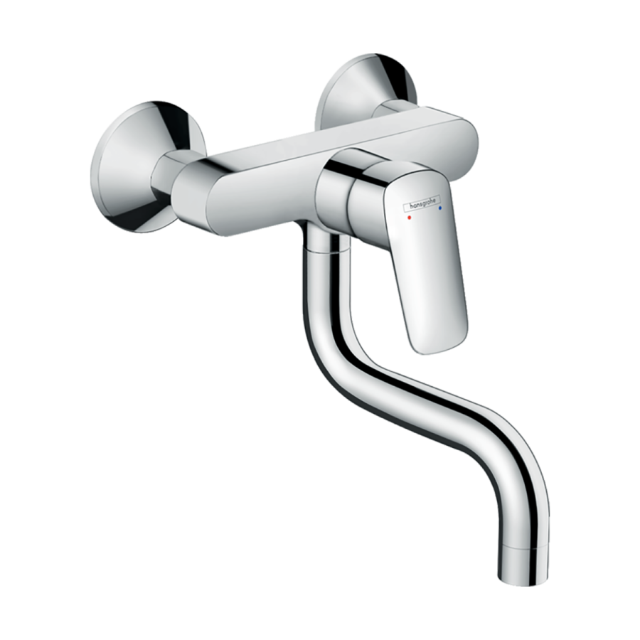 Hansgrohe Logis Duvardan Eviye Bataryası 71836000
