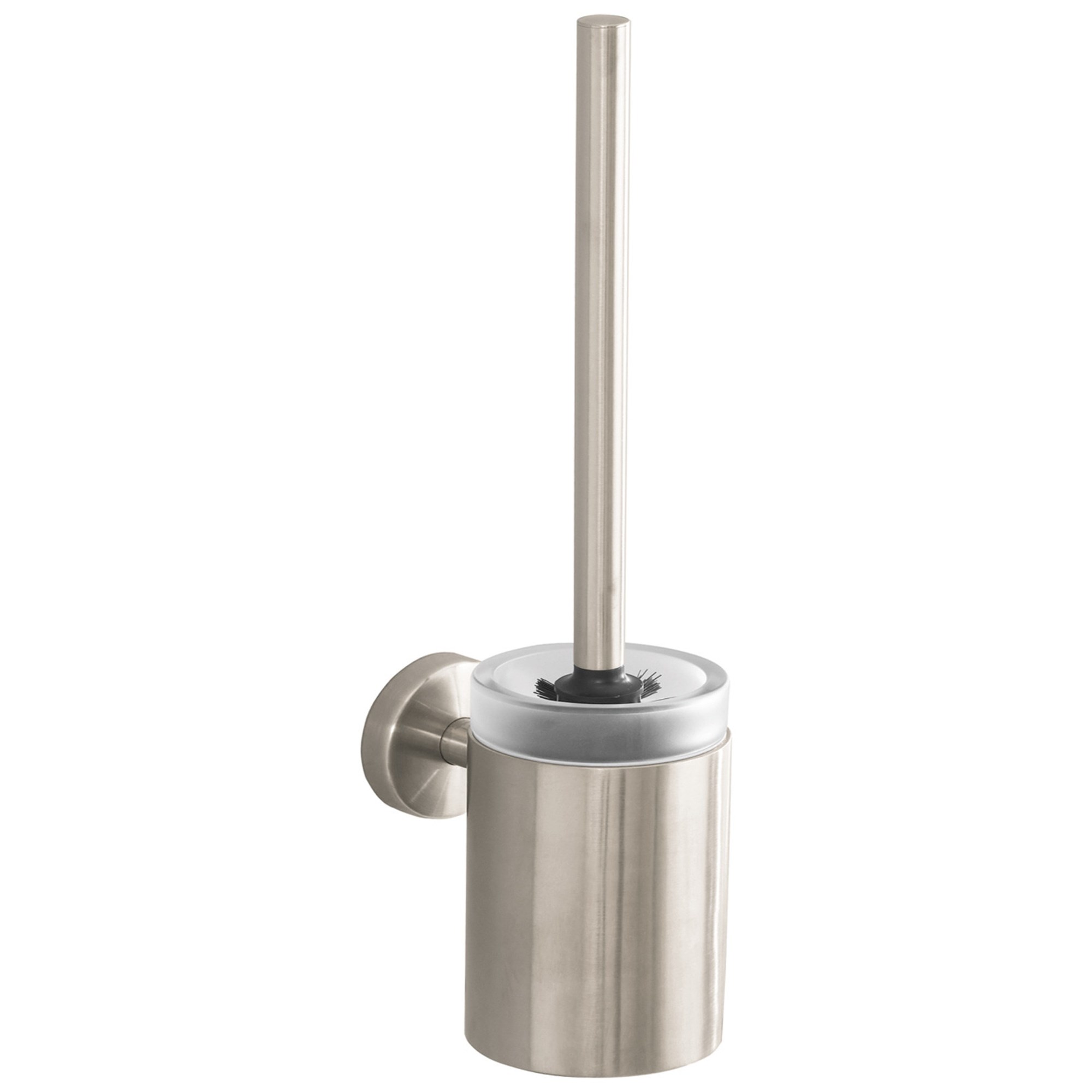 Hansgrohe Logis Duvardan Tuvalet Fırçalık Fırçalı Nikel 40522820