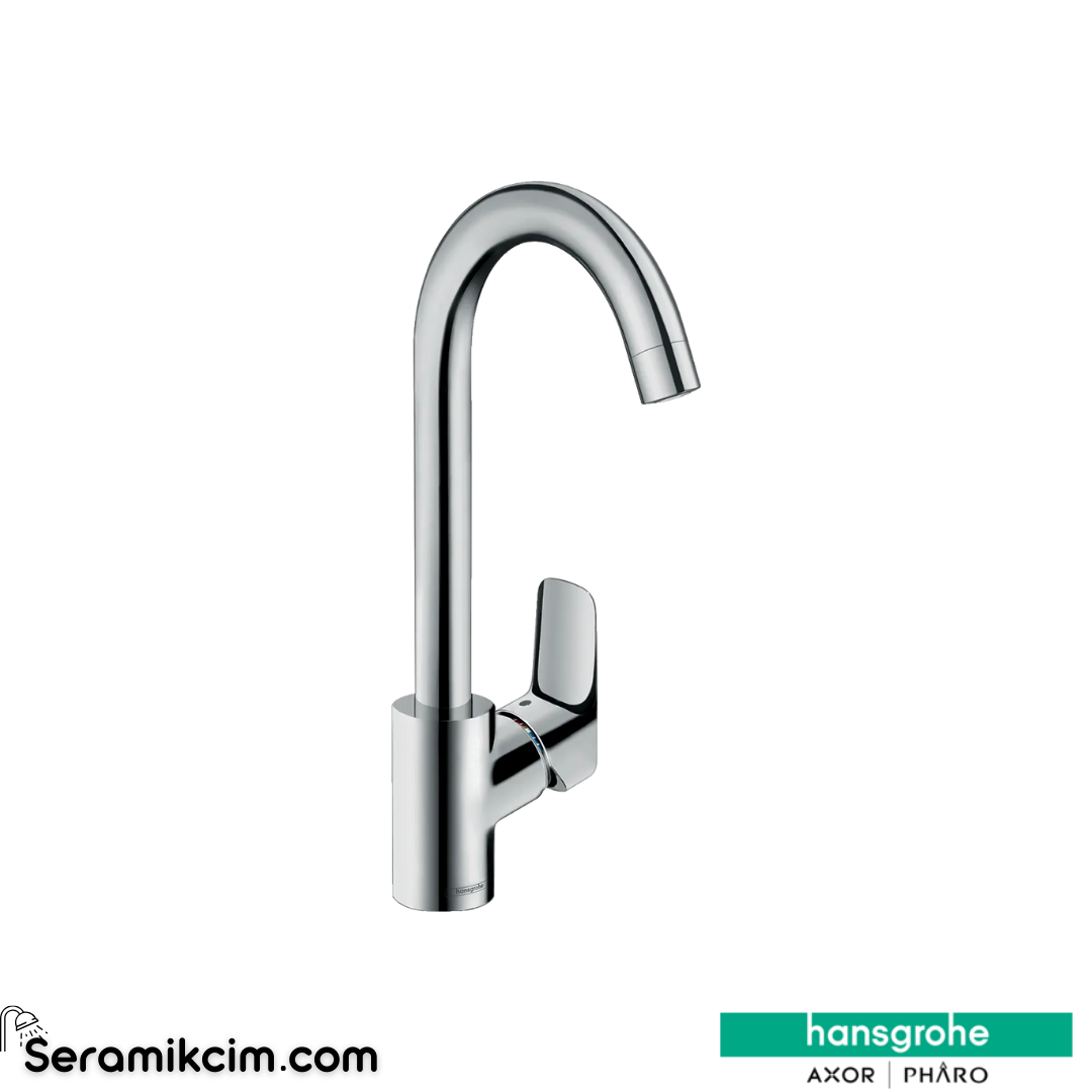 Hansgrohe Logis Eviye Bataryası Krom 71835000