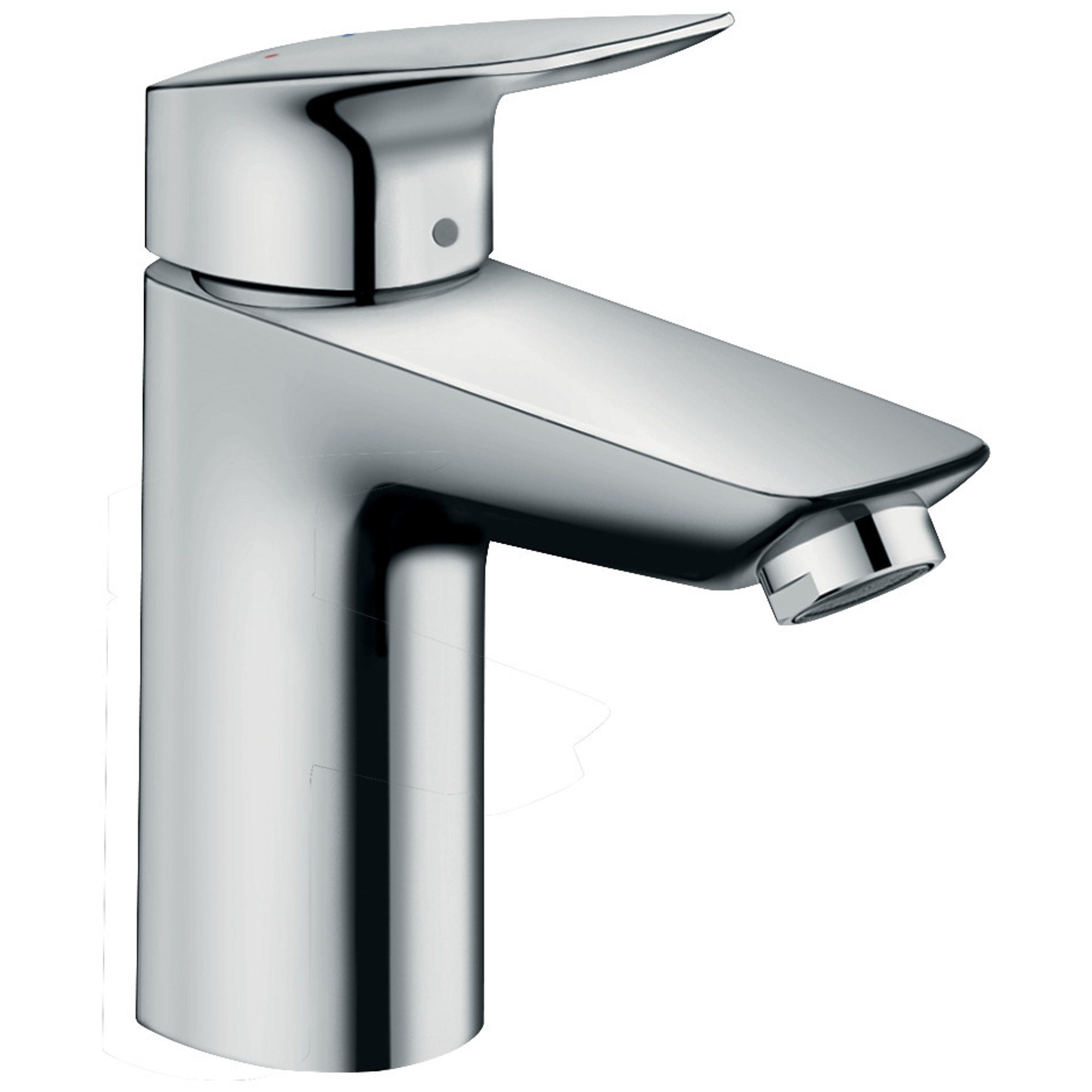 Hansgrohe Logis Lavabo Bataryası 100 Bas - Aç / Krom 71107000