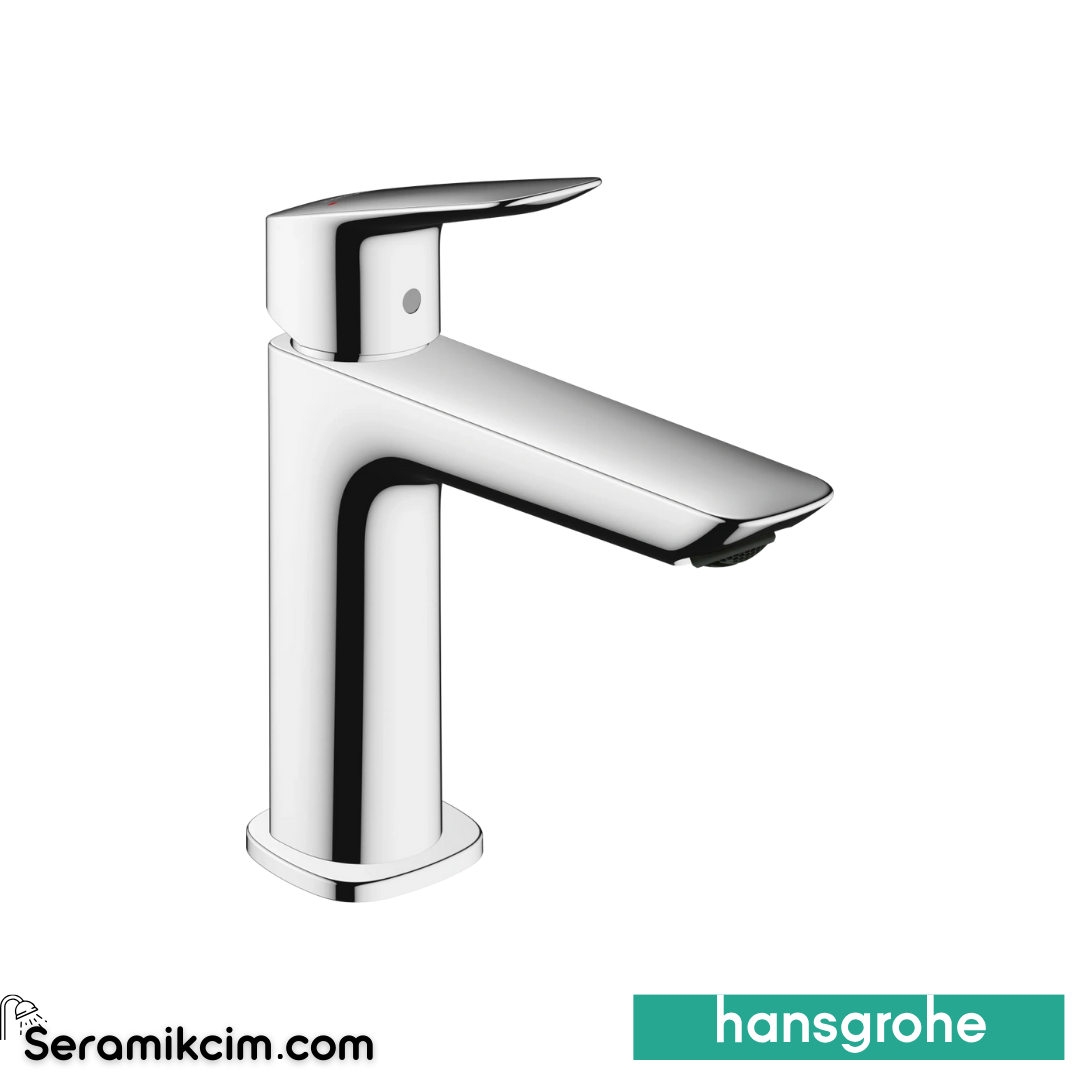 Hansgrohe Logis Lavabo Bataryası 110 Fine Sifon Kumandalı Krom 71251000