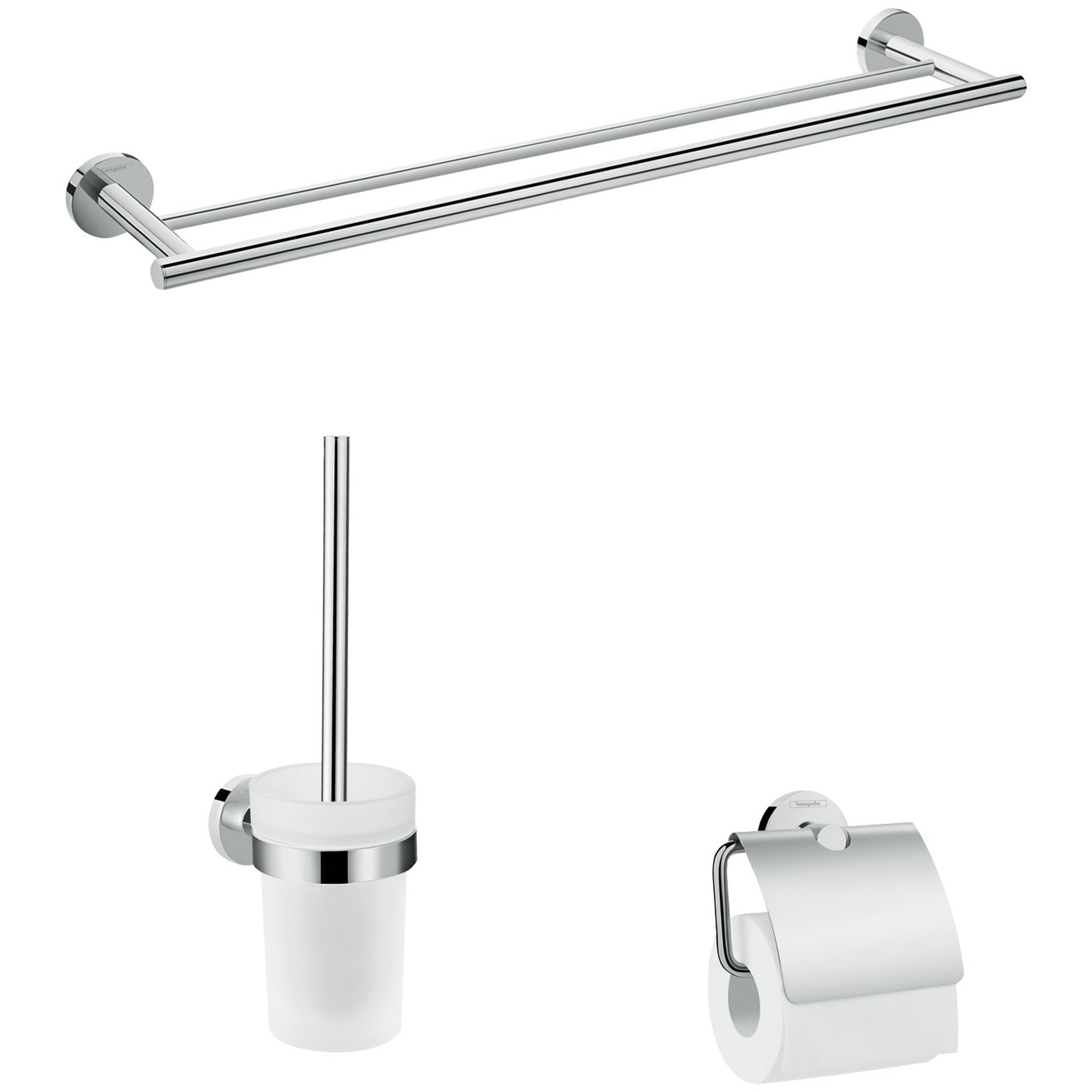 Hansgrohe Logis Universal Banyo Aksesuar Seti 3 Parça Krom 41727000