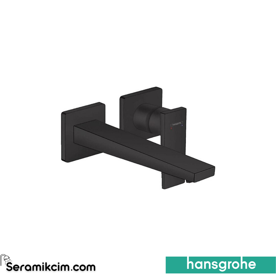 Hansgrohe Metropol Ankastre Lavabo Bataryası Mat Siyah 32526670
