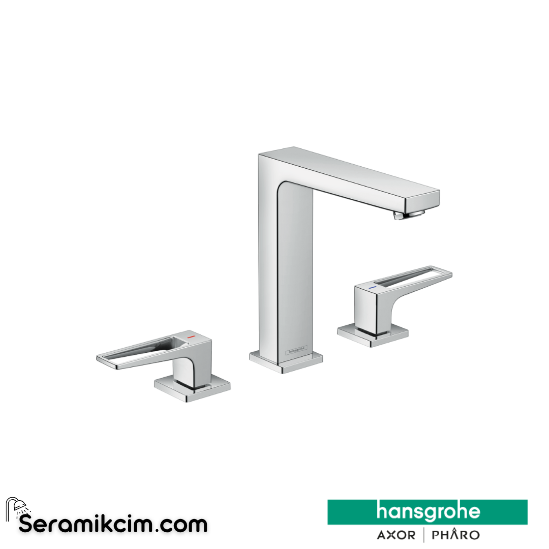 Hansgrohe Metropol Loop Volan 3 Delikli Lavabo Bataryası Krom 160 74515000