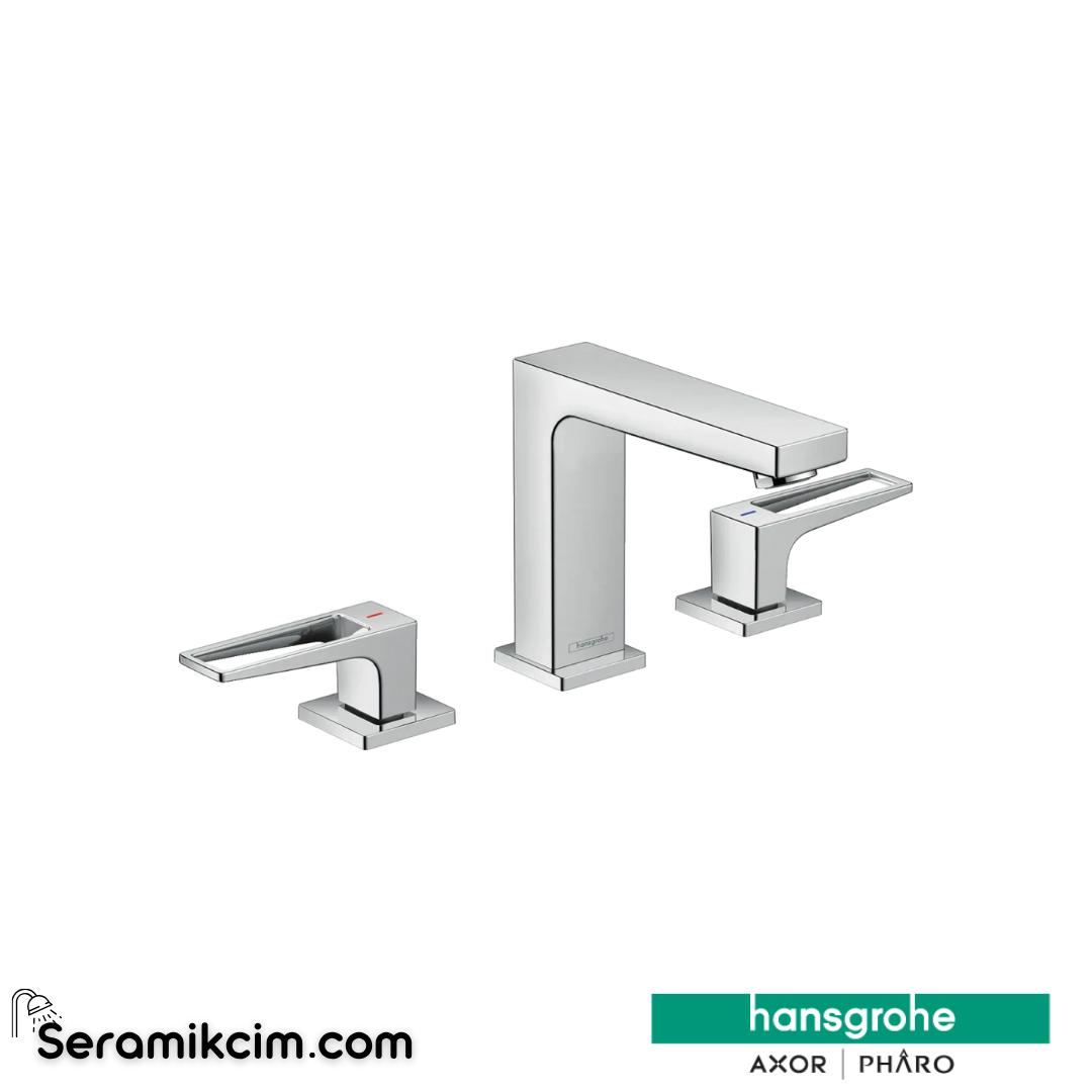 Hansgrohe Metropol Loop Volan 3 Delikli Lavabo Bataryası 110 Krom 74514000