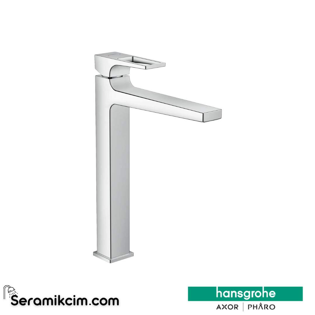 Hansgrohe Metropol Loop Volan Tek Kollu Çanak Lavabo Bataryası Krom 74512000