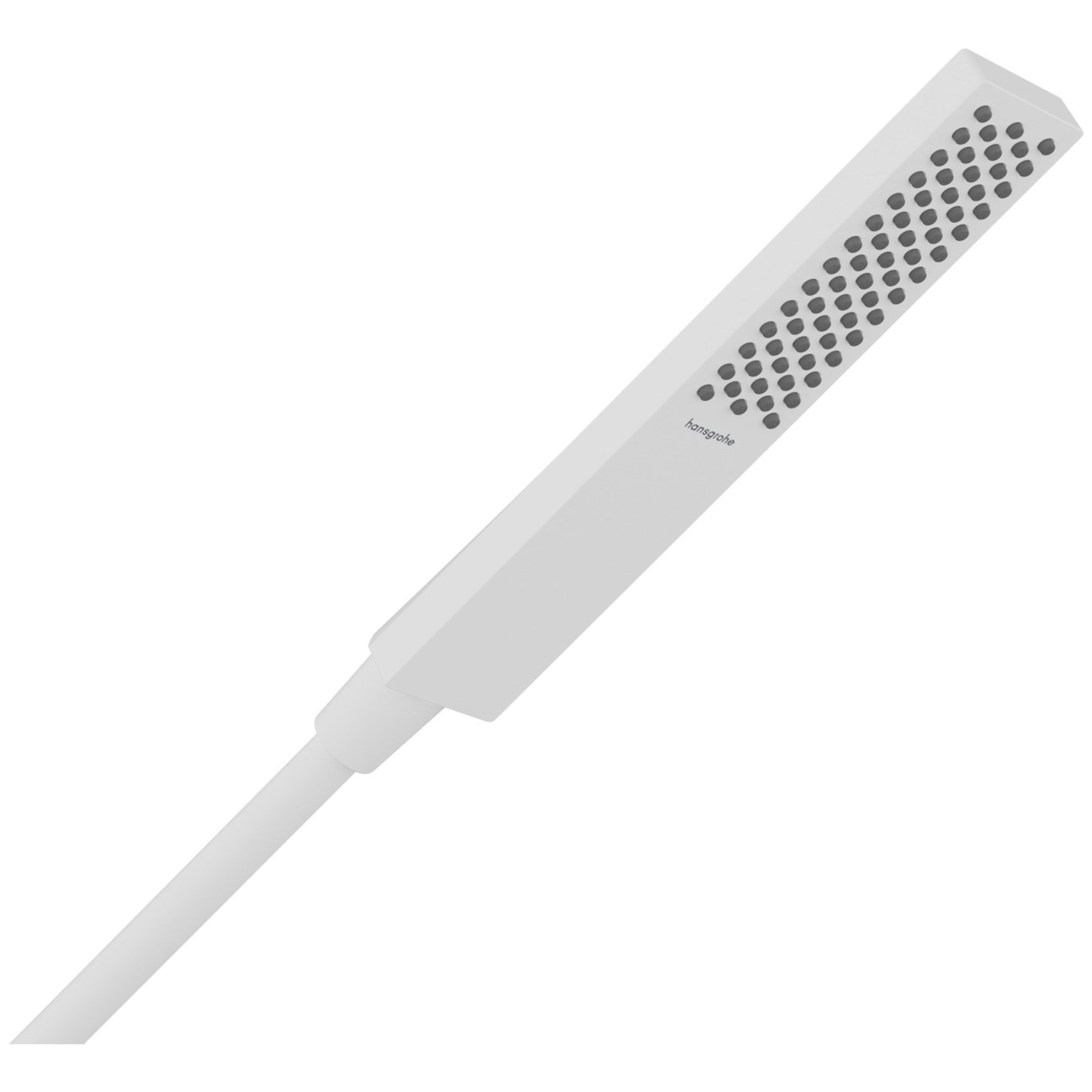 Hansgrohe Pulsify E Çubuk El Duşu 10x2,5 cm 1 Fonksiyonlu EcoSmart+ Mat Beyaz 24321700