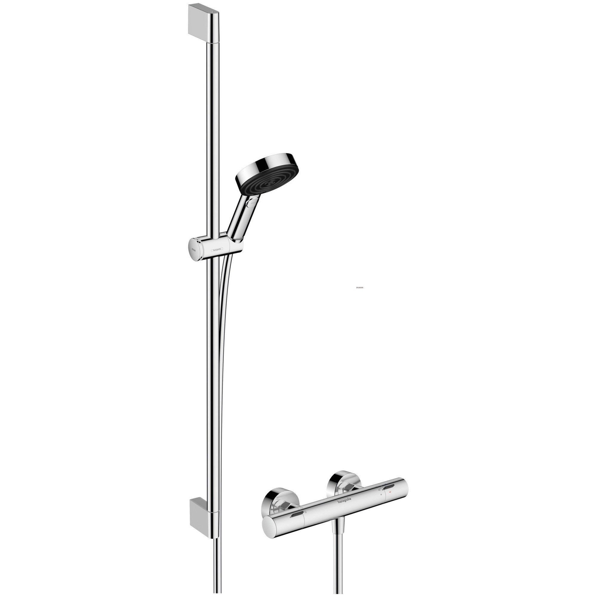 Hansgrohe Pulsify Select S Termostatik Duş Sistemi 10,5 cm 3 Fonksiyonlu EcoSmart Relaxation Ecostat Fine Krom 24261000