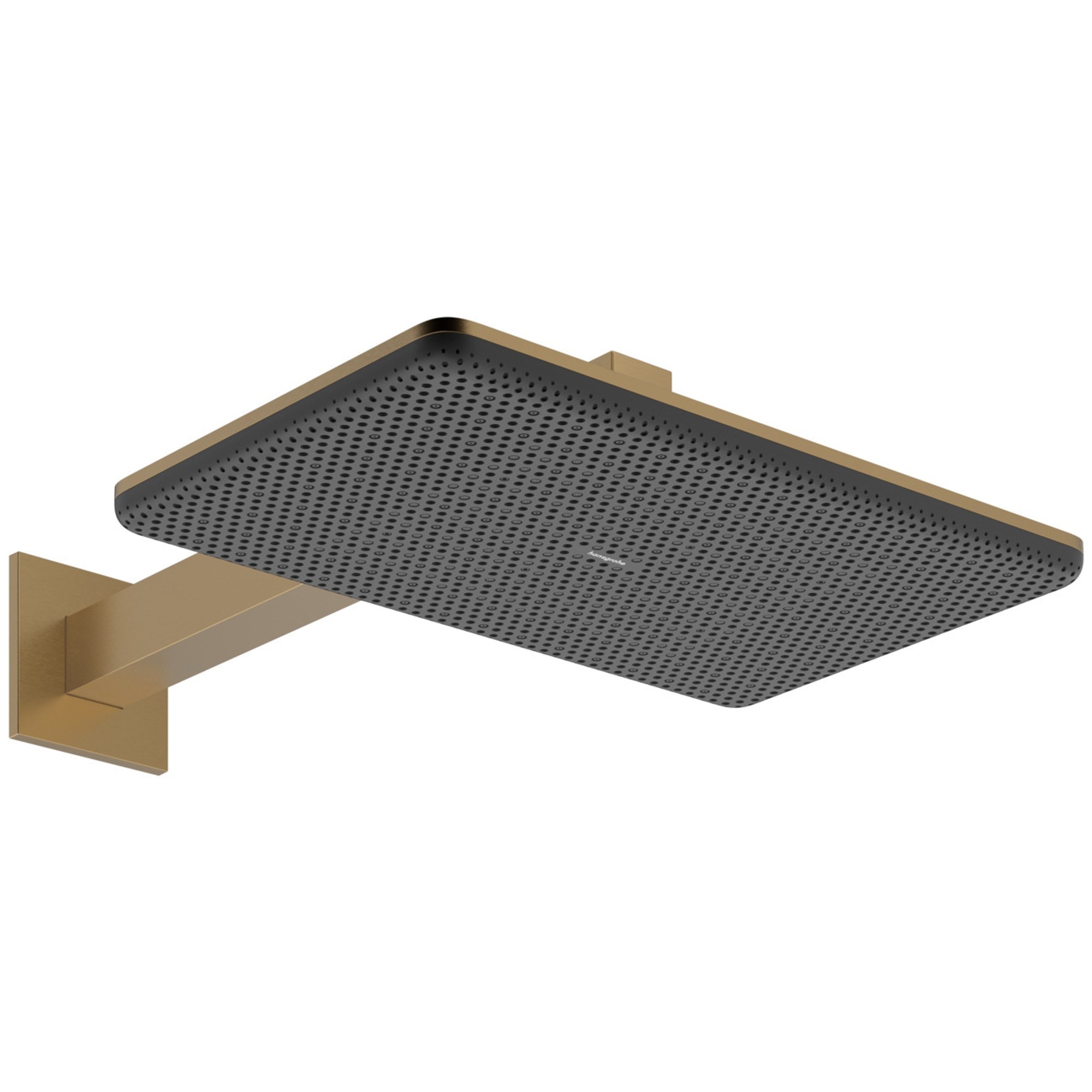 Hansgrohe Raindance Alive Q Duvardan Tepe Duşu 21,4x34,3 cm 2 Fonksiyonlu Mat Bronz 24550140