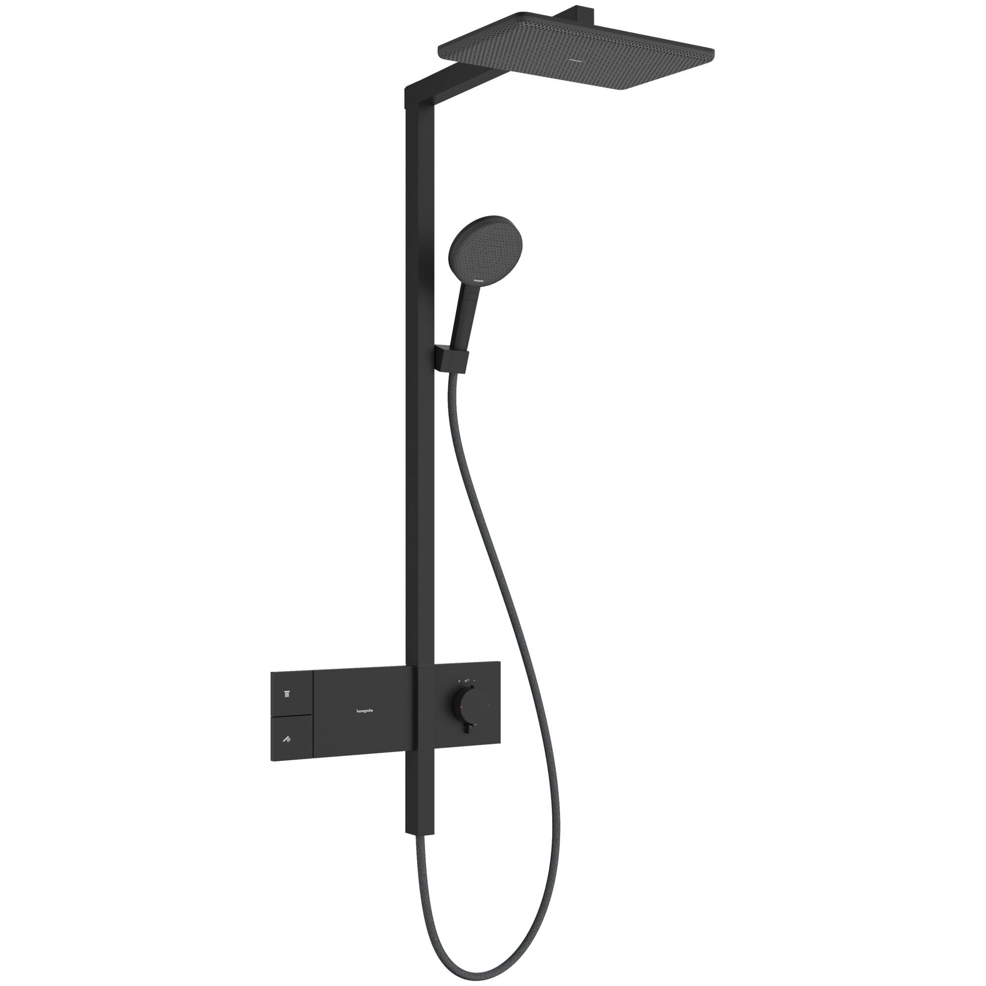 Hansgrohe Raindance Alive Q Termostatik Duş Sistemi 21,4x34,3 cm 1 Fonksiyonlu ShowerSelect Comfort Mat Siyah 24580670