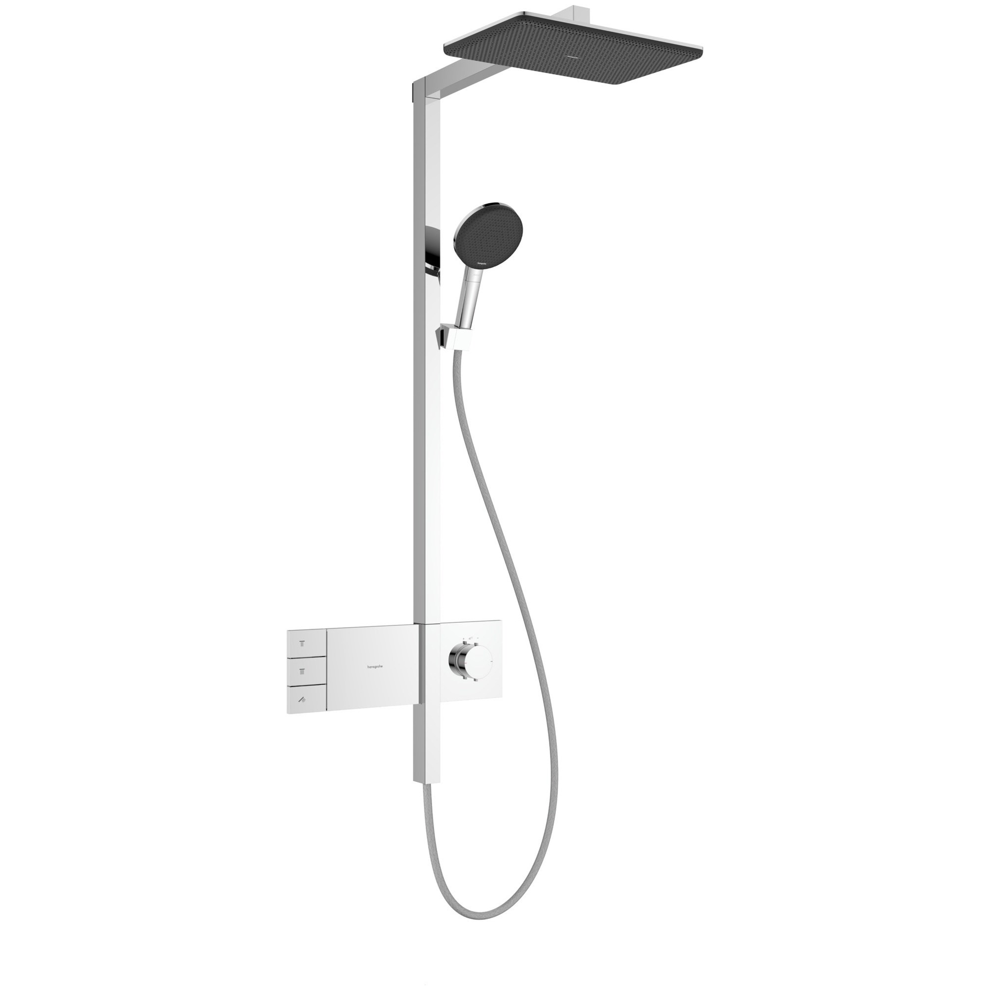 Hansgrohe Raindance Alive Q Termostatik Duş Sistemi 21,4x34,3 cm 2 Fonksiyonlu EcoSmart ShowerSelect Comfort Krom 24591000