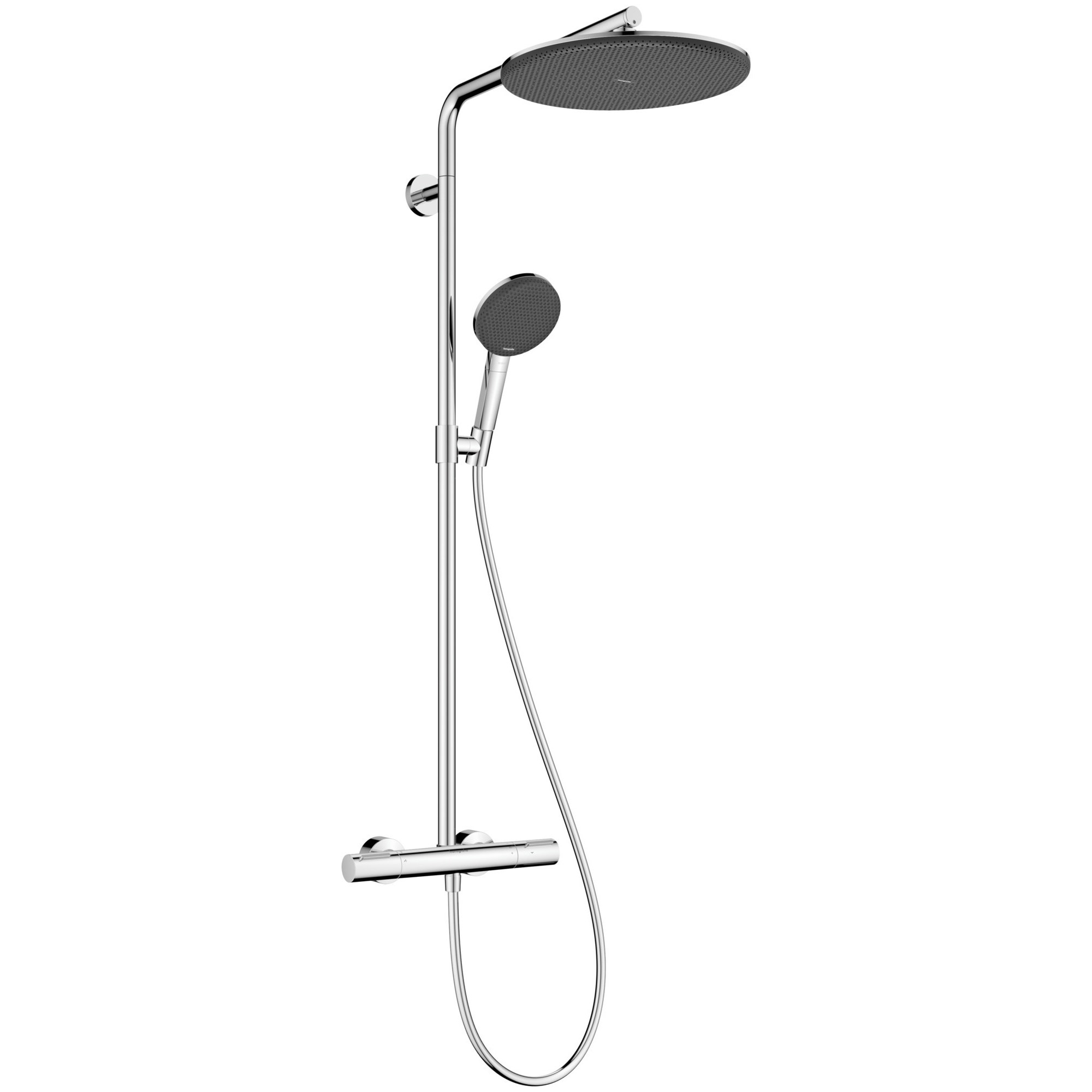 Hansgrohe Raindance Alive S Puro Termostatik Duş Sistemi 30 cm 1 Fonksiyonlu Ecostat Element Krom 24592000