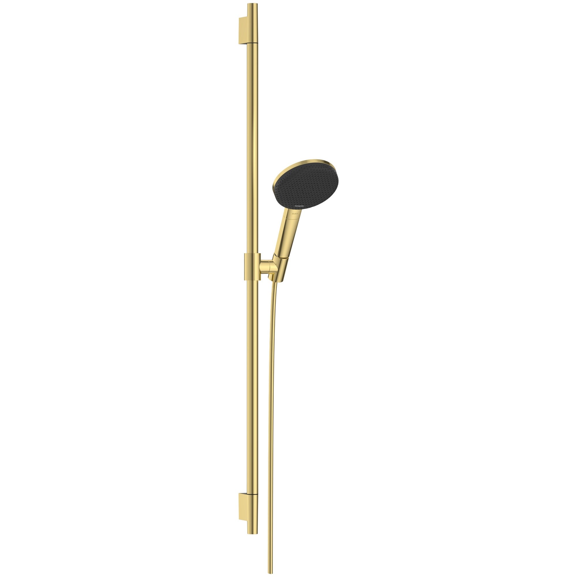 Hansgrohe Raindance Alive Select S Duş Seti 90 cm Sürgülü 12,5 cm El Duşlu 3 Fonksiyonlu EcoSmart Parlak Altın 24603990