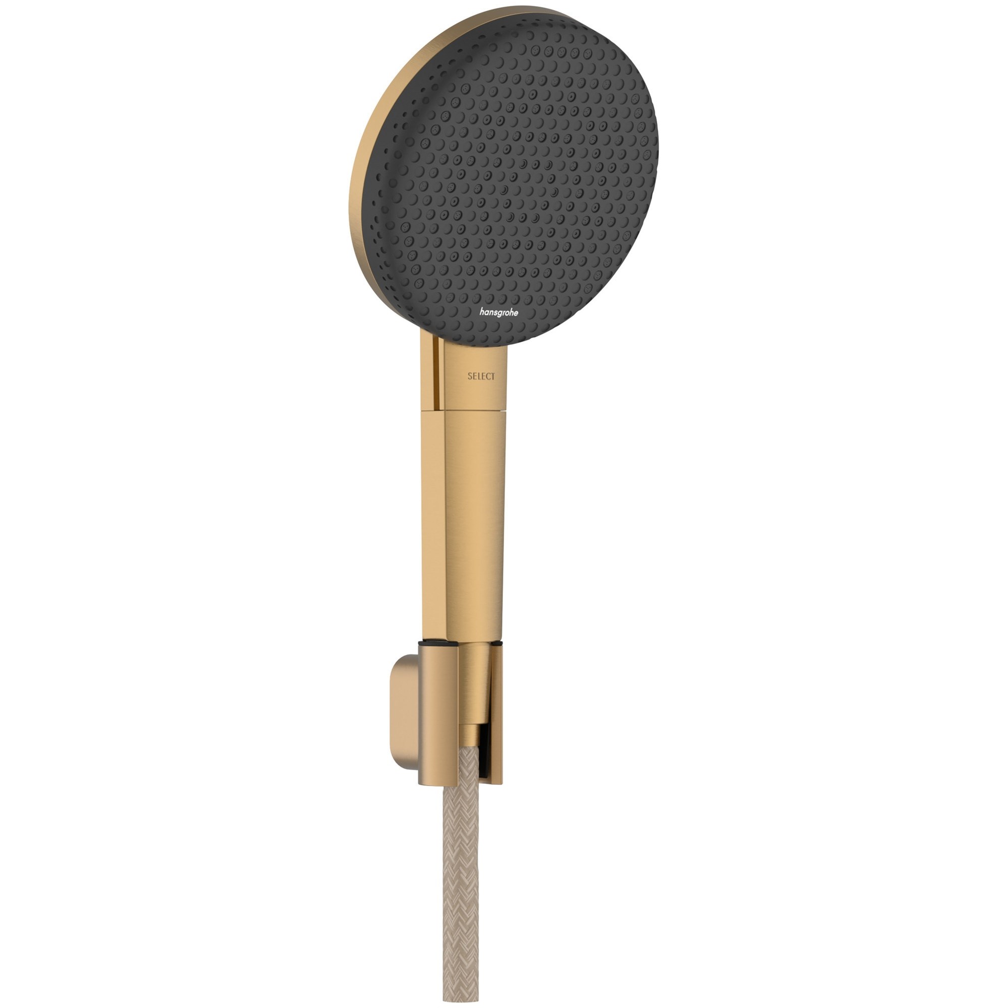 Hansgrohe Raindance Alive Select S El Duşu ve Askı Seti 12,5 cm 3 Fonksiyonlu EcoSmart Mat Bronz 24611140