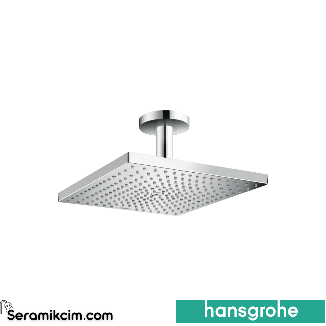 Hansgrohe Raindance E 300 1 Fonksiyonlu Tepe Duşu Tavandan Bağlantılı 100 Krom 26250000
