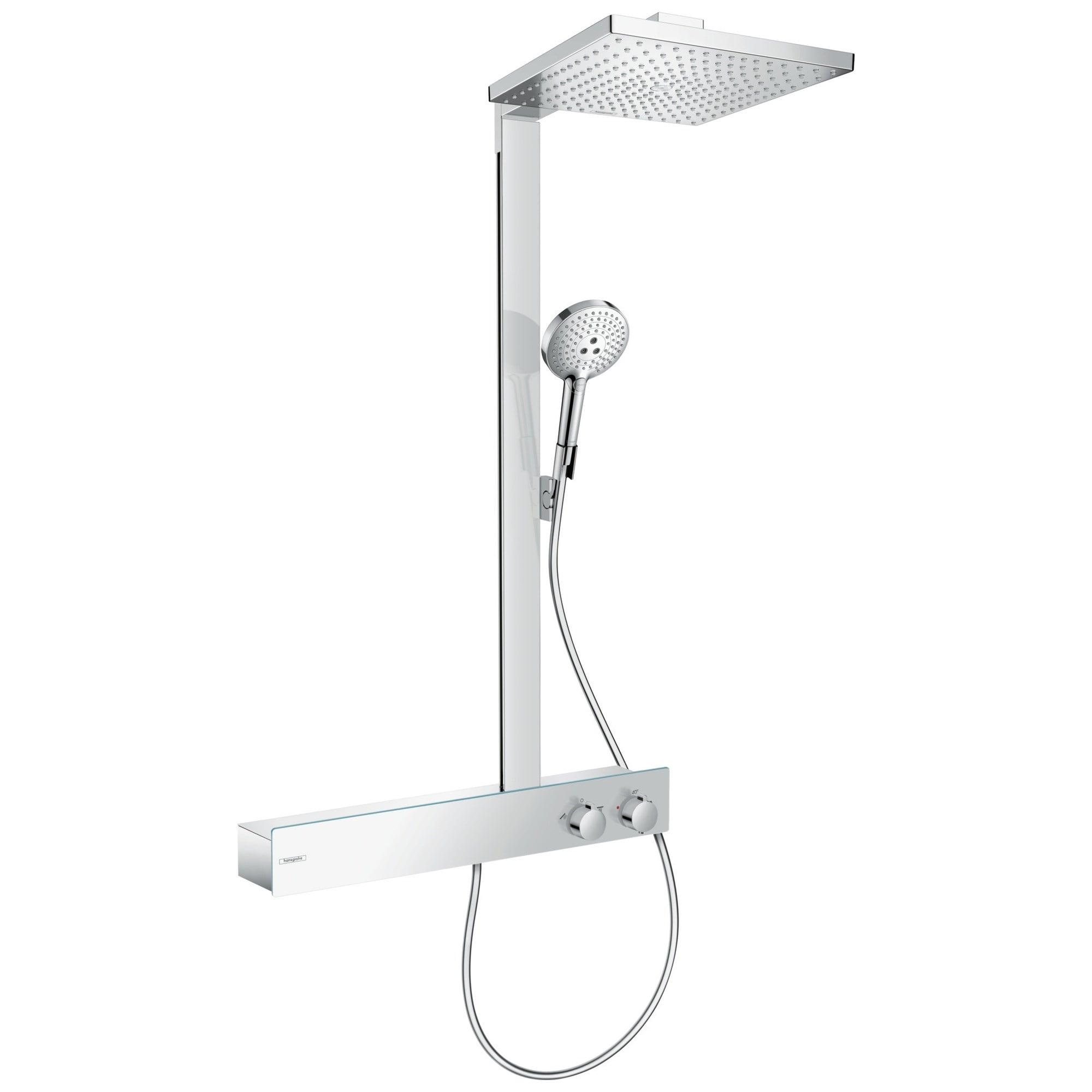 Hansgrohe Raindance E Termostatik Duş Sistemi 300 1 Fonksiyonlu ShowerTablet 600 EcoSmart Krom 27364000
