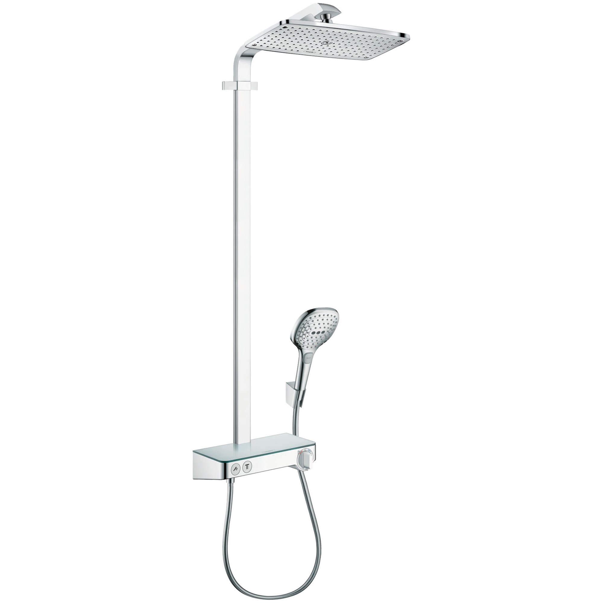 Hansgrohe Raindance E Termostatik Duş Sistemi 36x19 cm 1 Fonksiyonlu ShowerTablet Select 300 Krom 27288000
